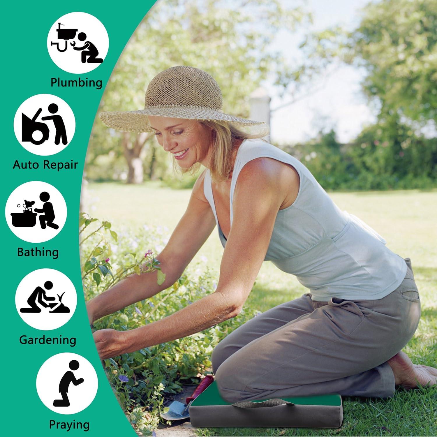 Almohadilla de Rodillas Extra Gruesa KI Store Verde Impermeable