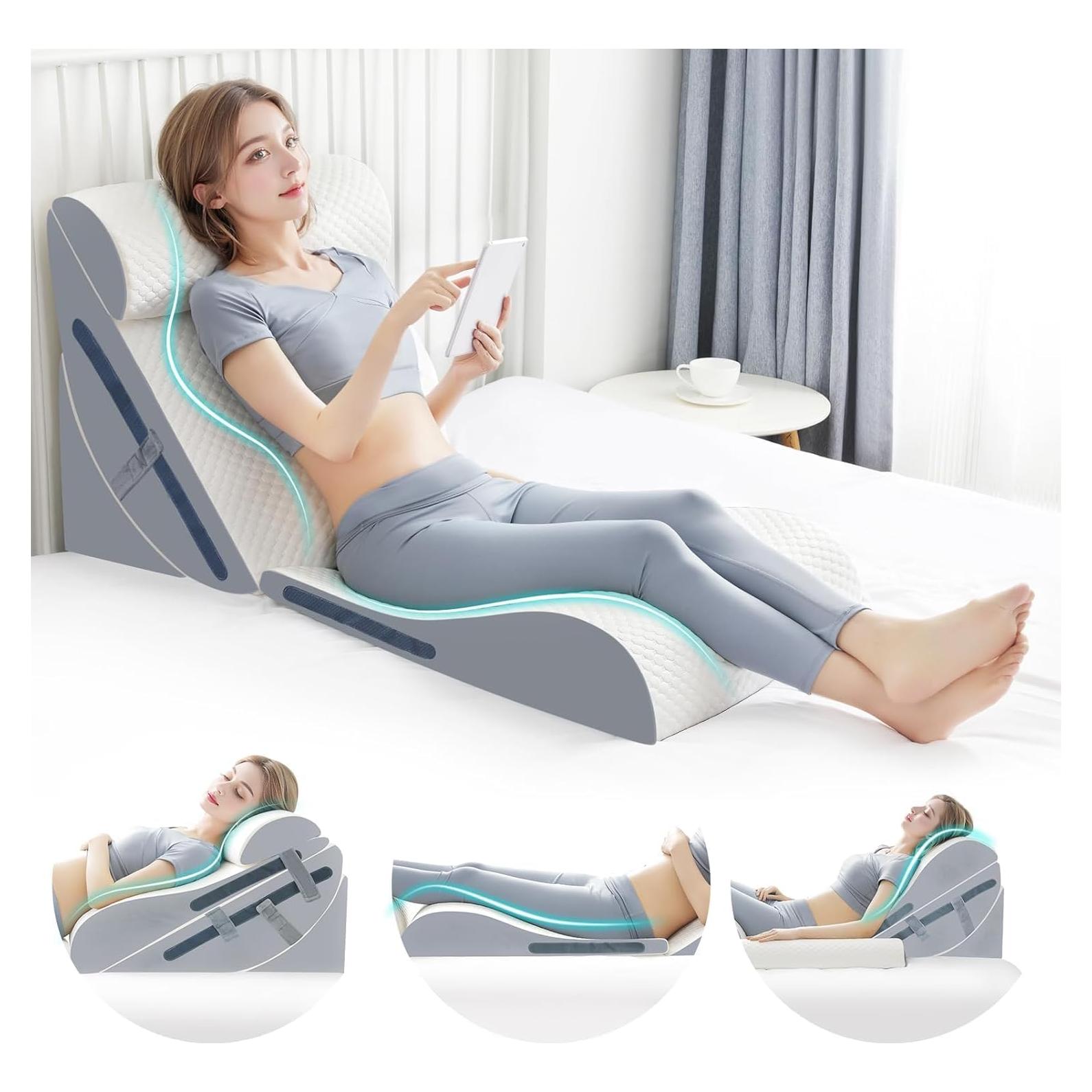 Juego de 4 Cojines en Cuña Ortopédicos Simpledad - Espuma Viscoelástica