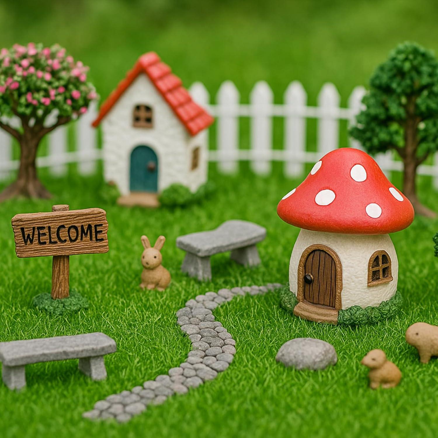 Césped Artificial Shindel 12 Paquetes 15.24x15.24 cm Decoración