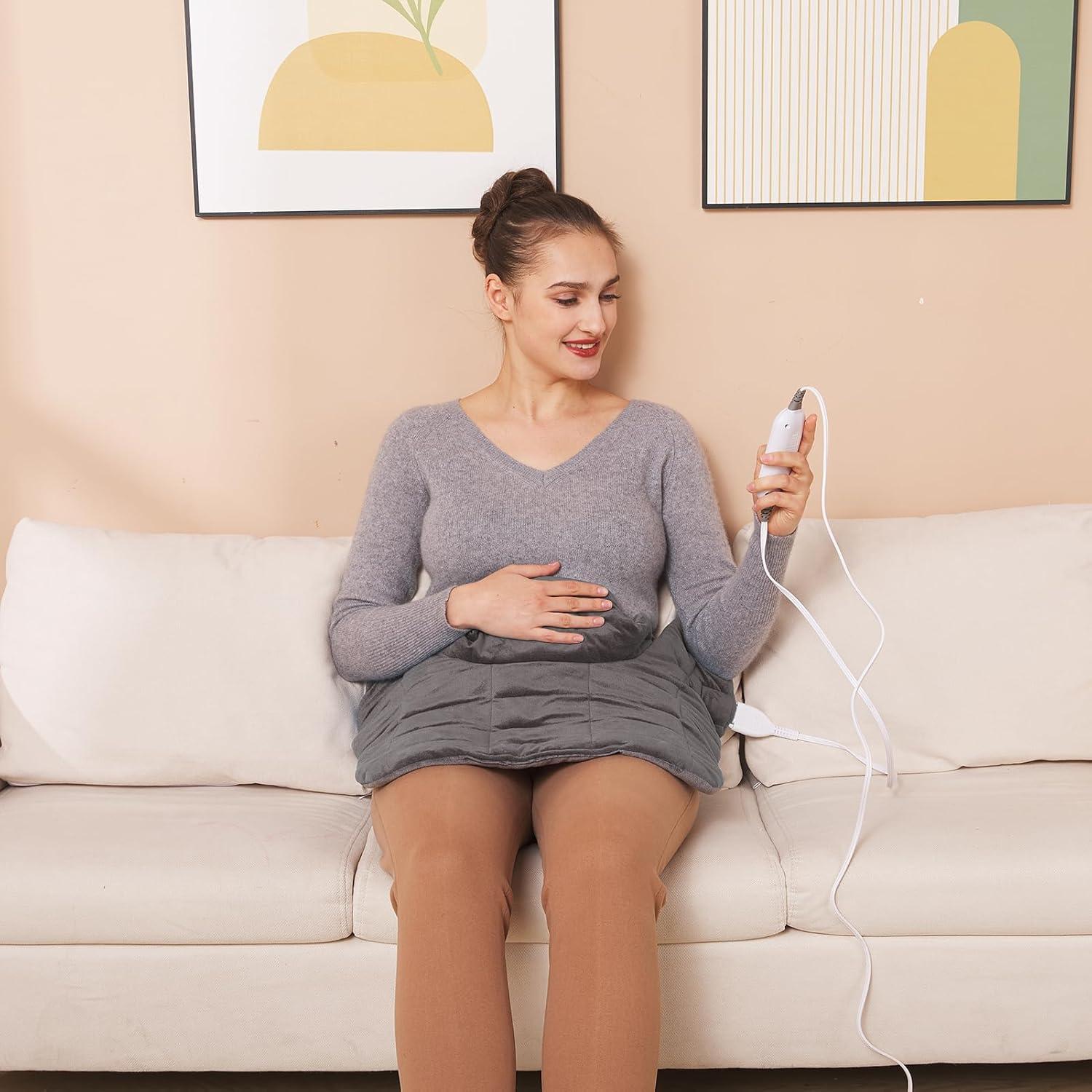 Almohadilla Térmica con Peso Ruqiji 19x24" 12 Niveles Calor