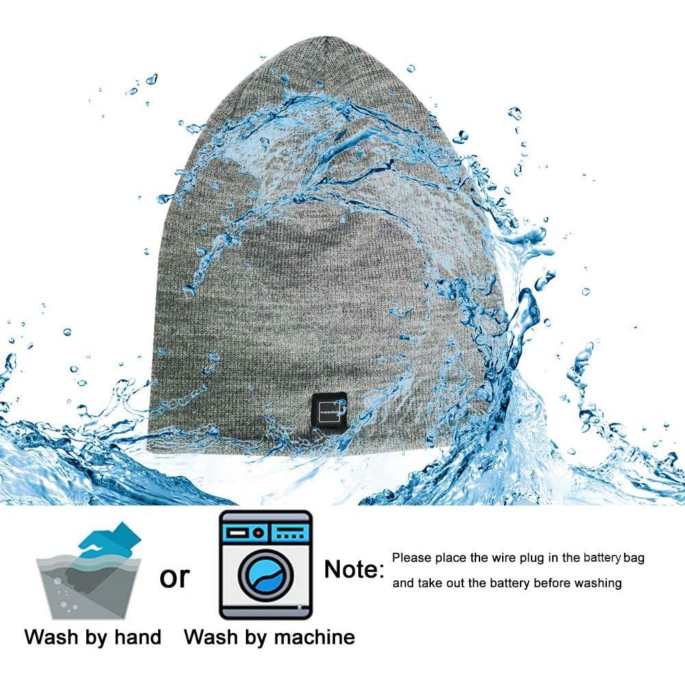 Gorro Calentador Eléctrico Recargable Unisex Negro XL