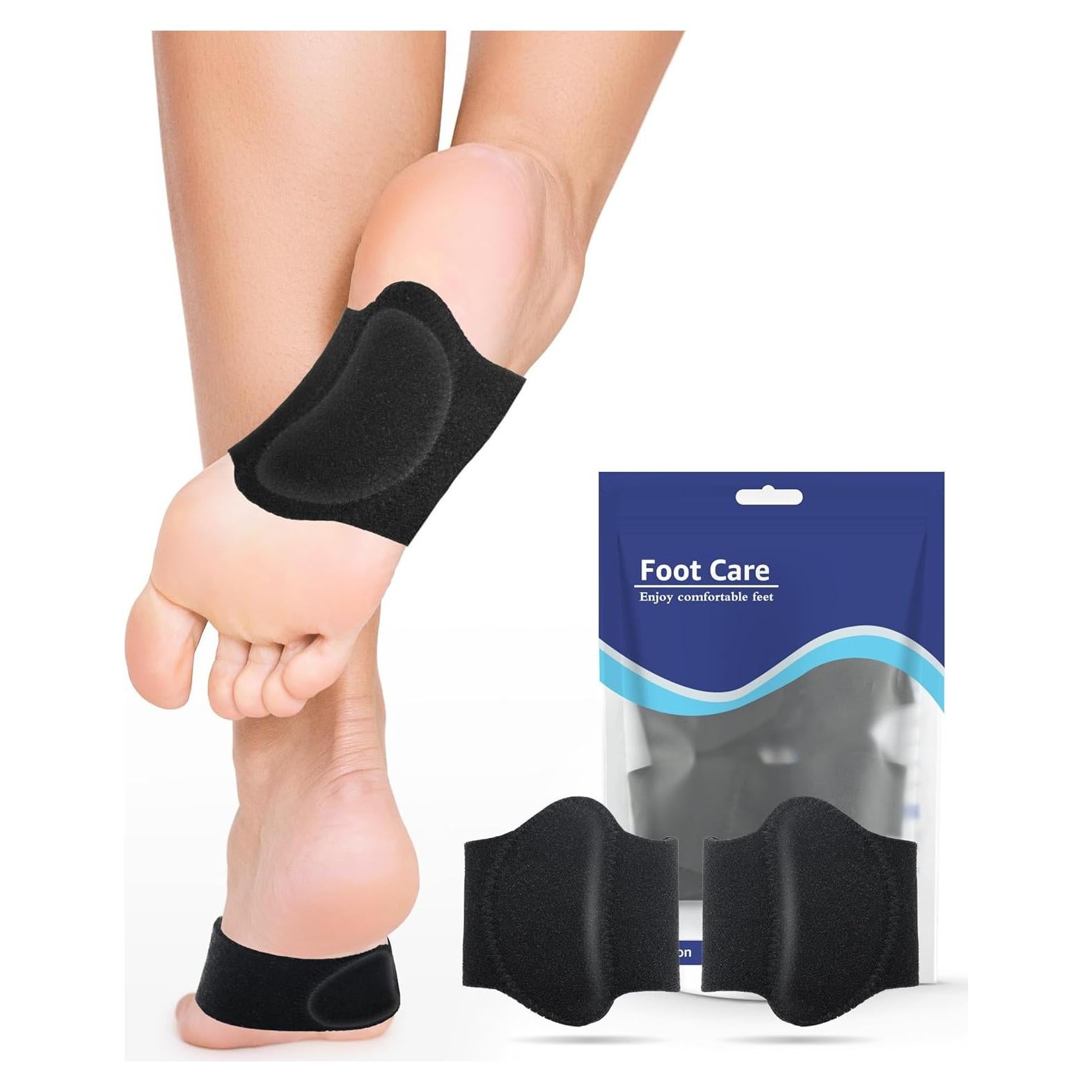 Soporte de Arco Ajustable HGBOO - Alivio Fascitis Plantar - 2 Piezas