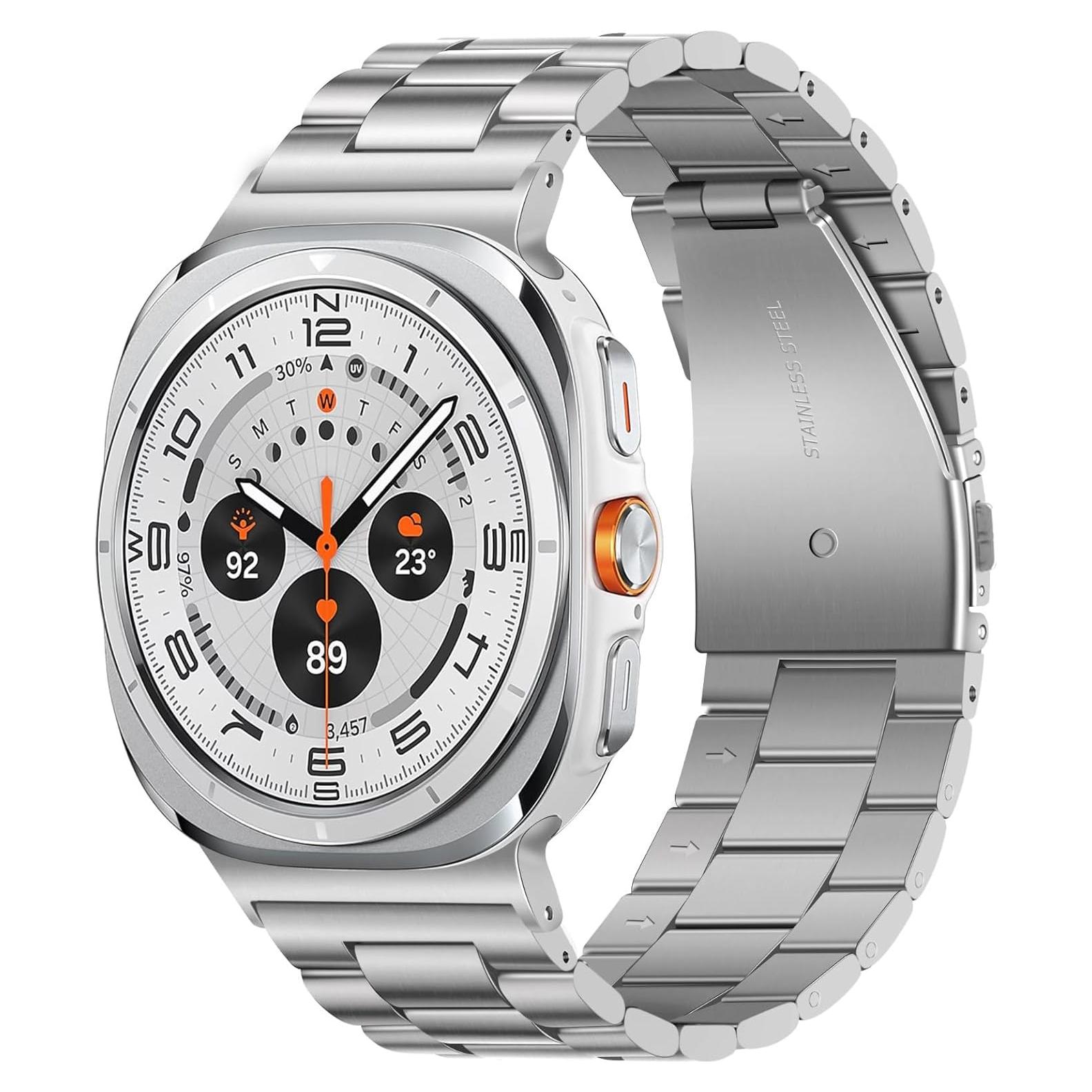 Correa de Acero Inoxidable PanPinnacle para Galaxy Watch 47mm