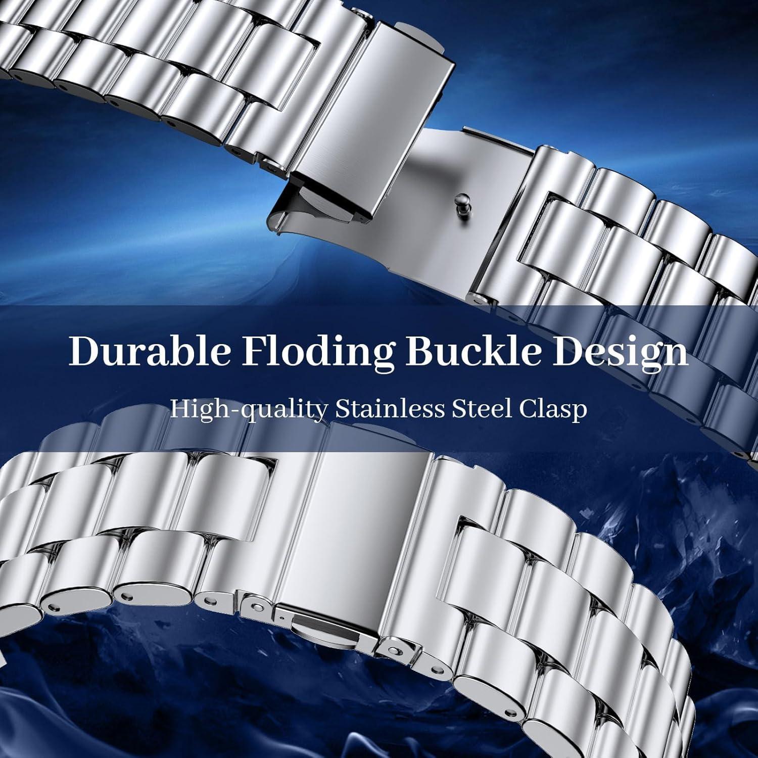 Correa de Acero Inoxidable PanPinnacle para Galaxy Watch 47mm