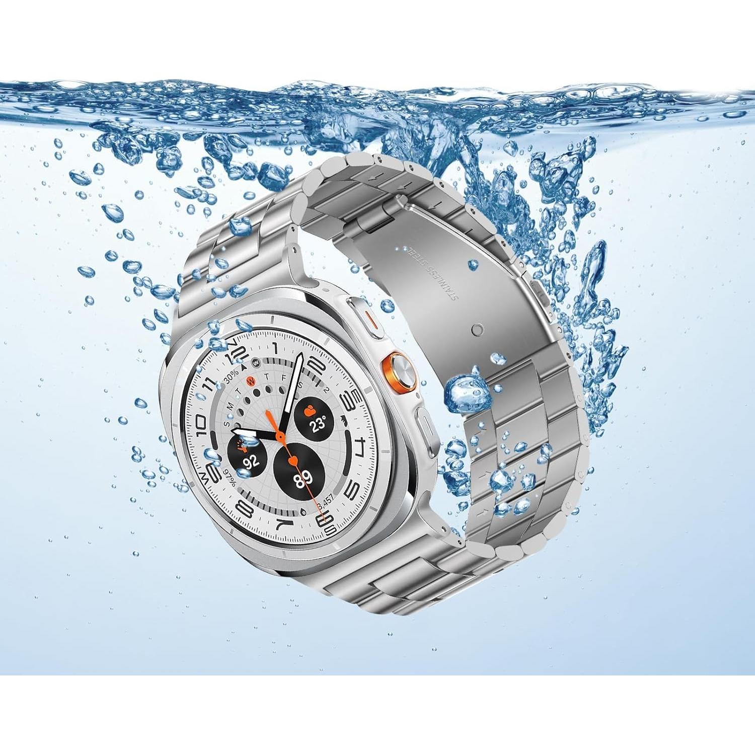 Correa de Acero Inoxidable PanPinnacle para Galaxy Watch 47mm