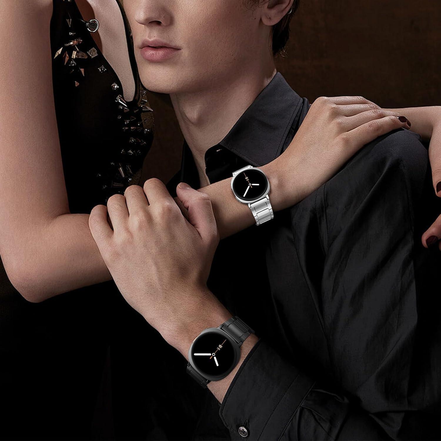 Banda de Acero Inoxidable Titanio para Galaxy Watch 8 Classic 46mm