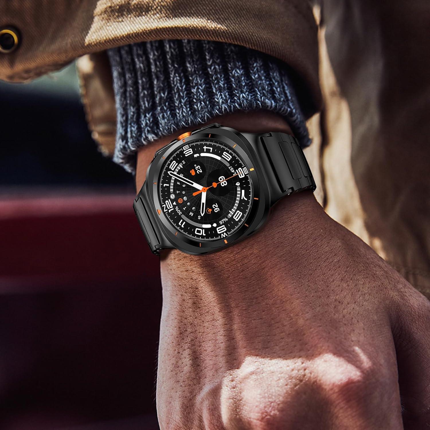 Correa de Acero Inoxidable PanPinnacle para Galaxy Watch 47mm