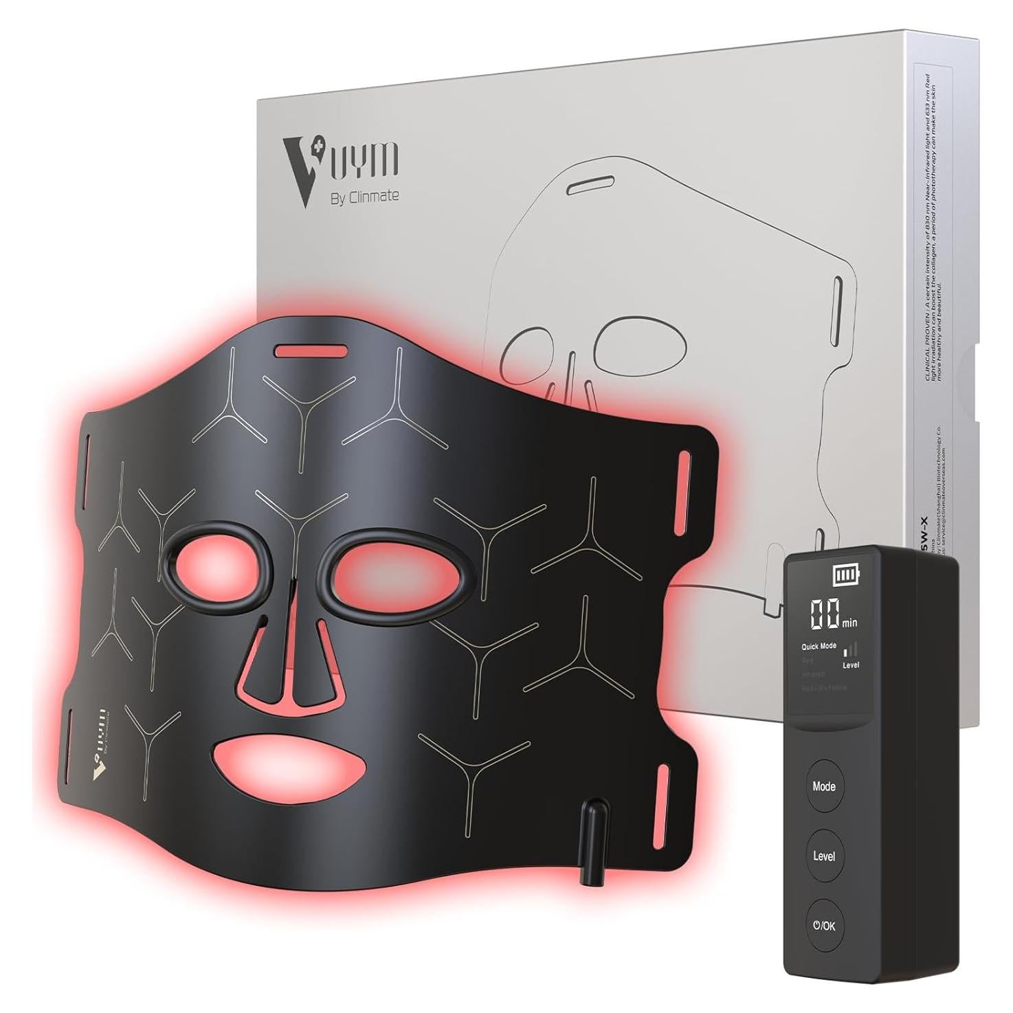 Máscara de Terapia de Luz Roja Infrarroja SHENZHEN 130g 830nm 633nm