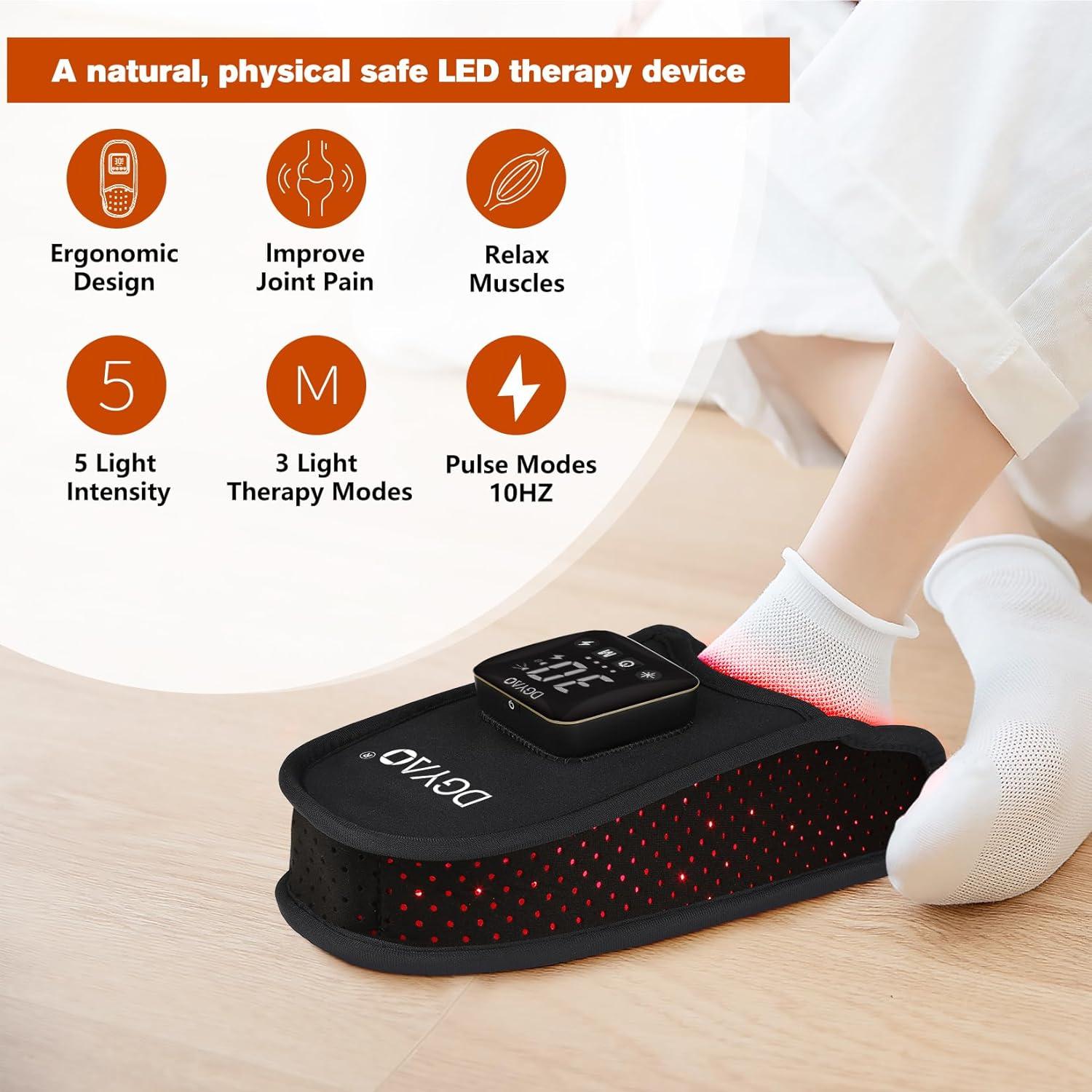 Dispositivo de Terapia de Luz Roja TUOB para Alivio del Dolor en Pies