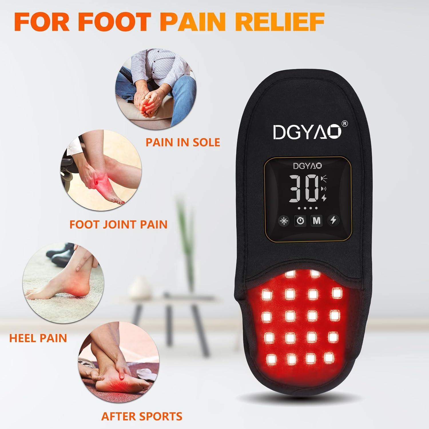 Dispositivo de Terapia de Luz Roja TUOB para Alivio del Dolor en Pies