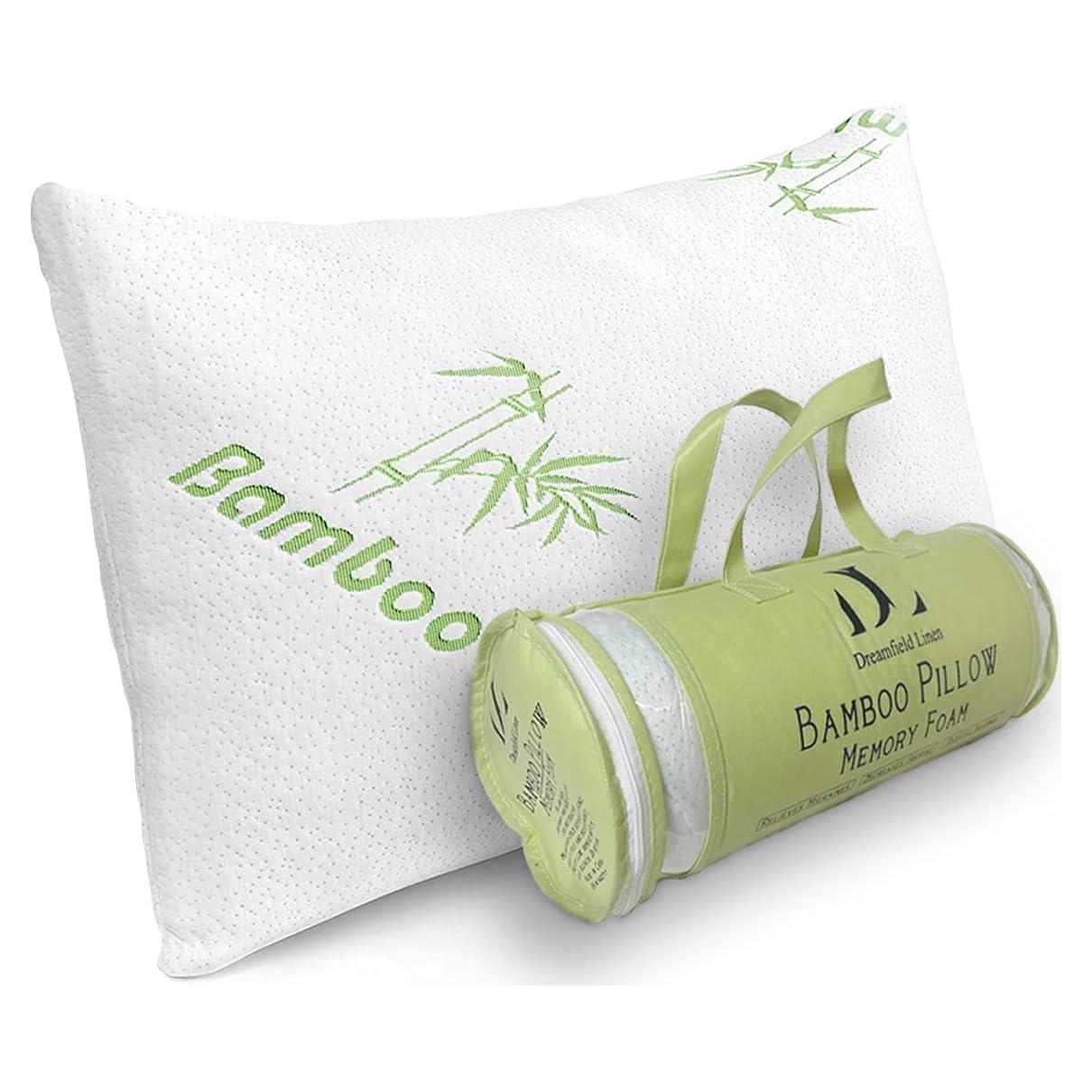 Almohada de Cama DreamField Linen Ajustable Viscoelástica 66x51cm