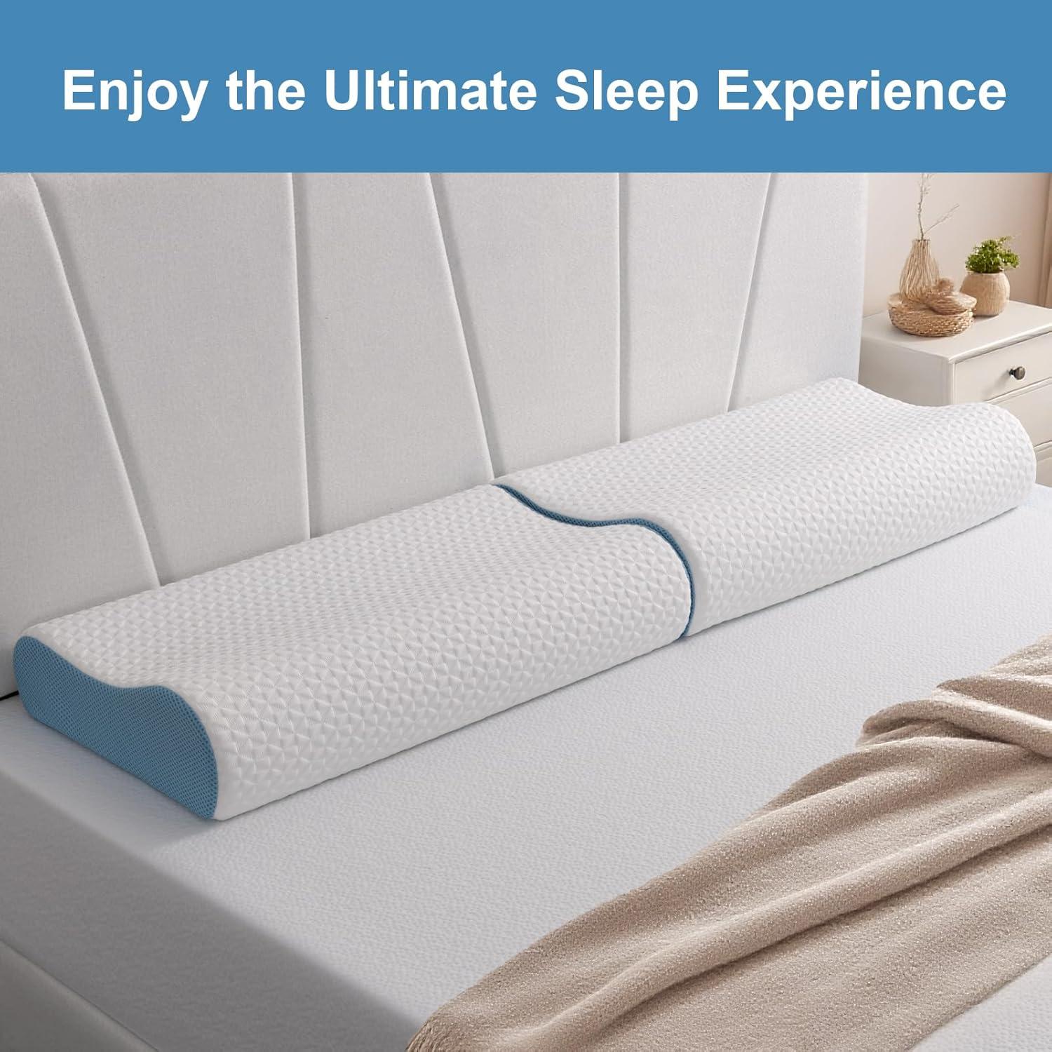 Almohada Ergonómica de Espuma con Memoria Lukace - Alivio Cuello