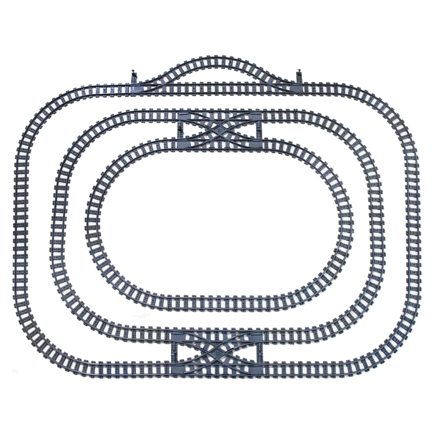 Accesorios de Vías de Tren MXIZYDAOY con Cruce Ferroviario