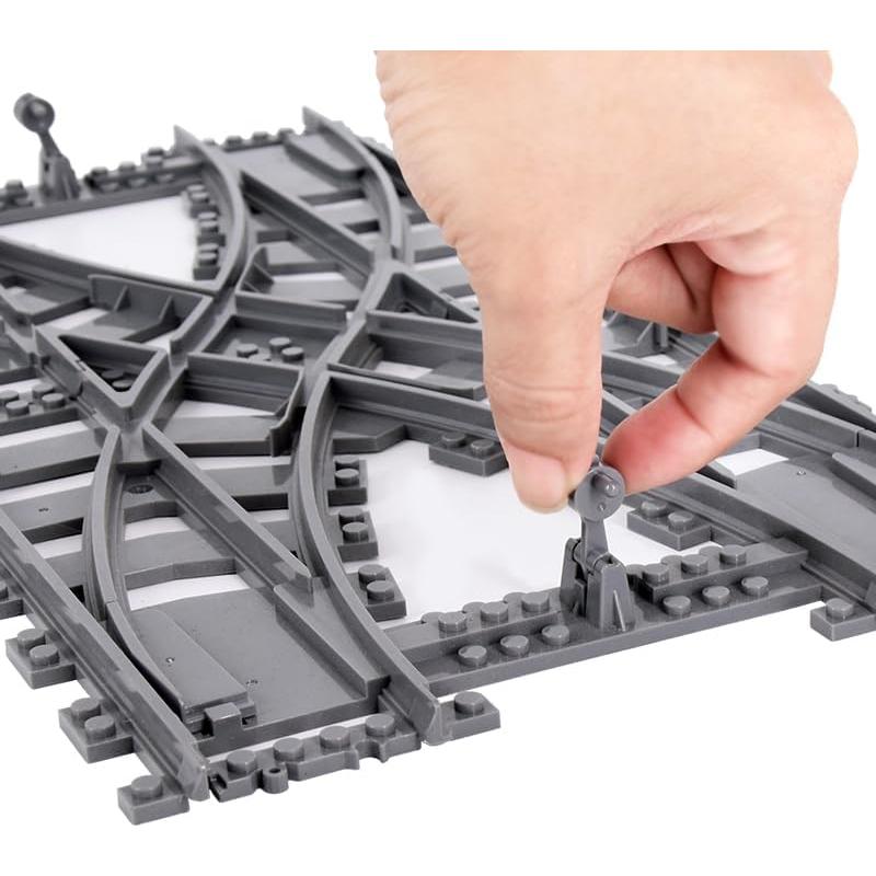 Accesorios de Vías de Tren MXIZYDAOY con Cruce Ferroviario