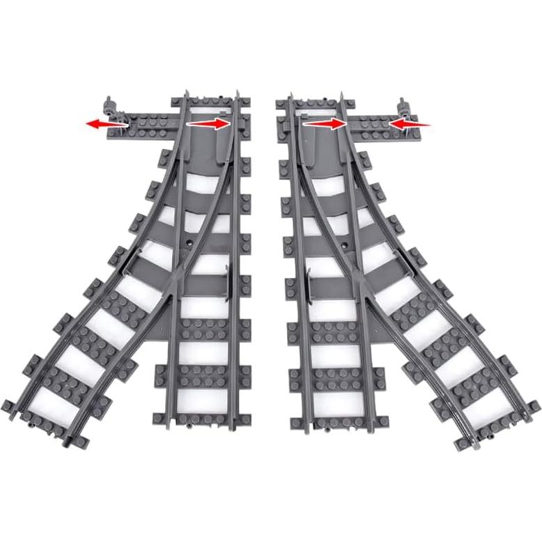 Accesorios de Vías de Tren MXIZYDAOY con Cruce Ferroviario