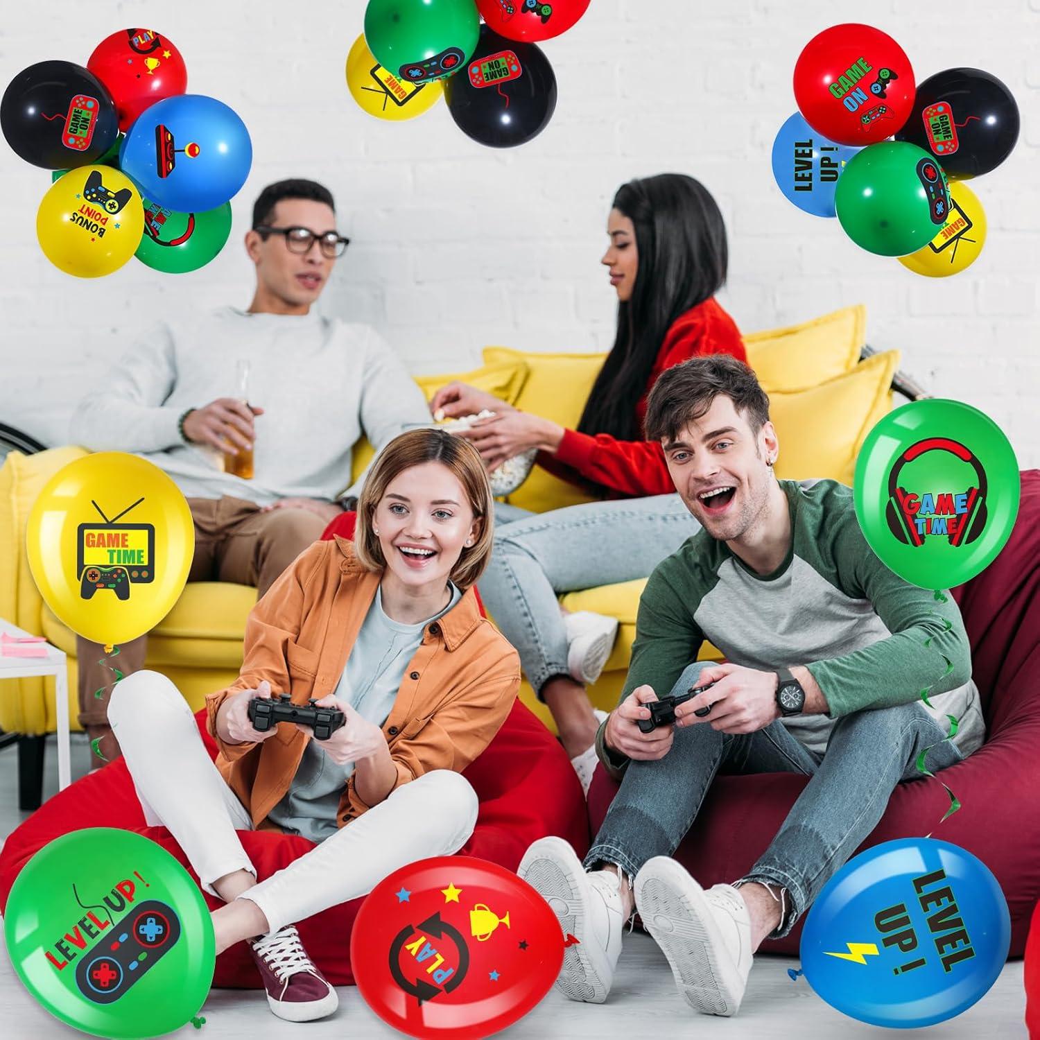 Conjunto de 45 Globos de Fiesta de Videojuegos Tradder