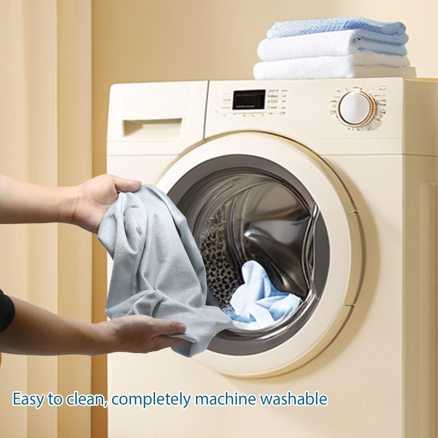 Funda de Almohada para Rodilla Tewloss 2 Pcs Gris 25.9x23.9 cm