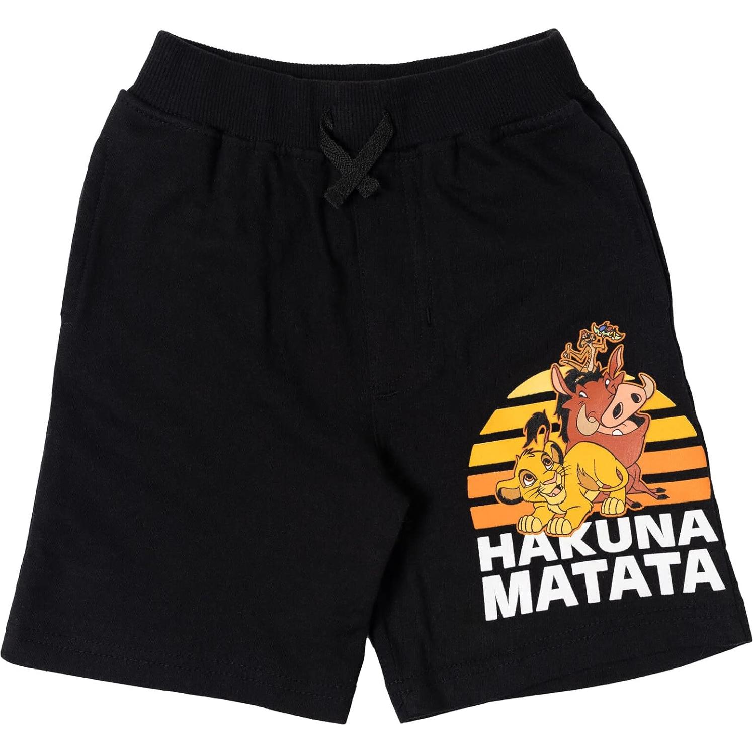 Pantalones Cortos Disney El Rey León 2 Pack Niños 5T