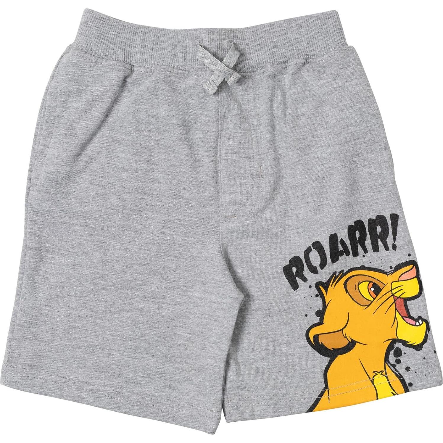 Pantalones Cortos Disney El Rey León 2 Pack Niños 5T