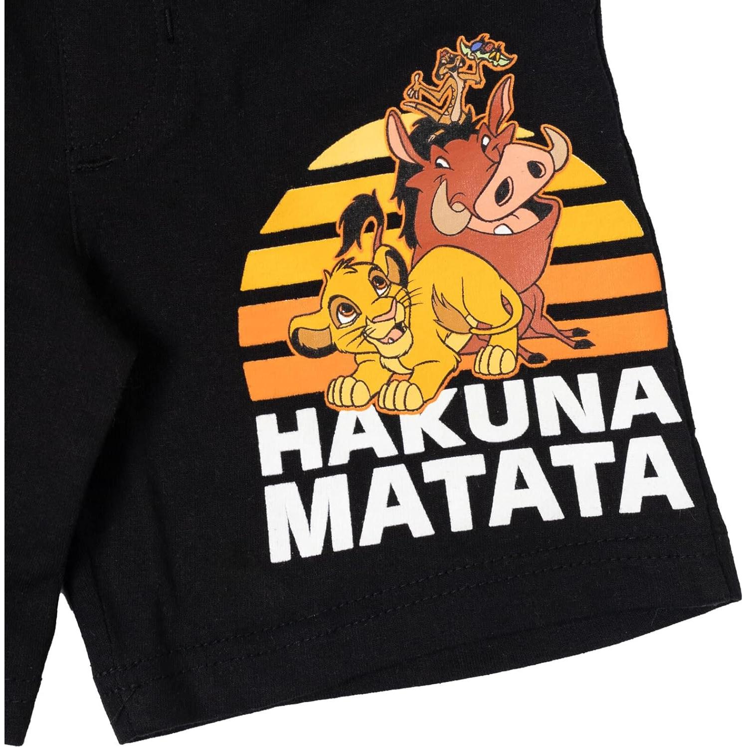 Pantalones Cortos Disney El Rey León 2 Pack Niños 5T