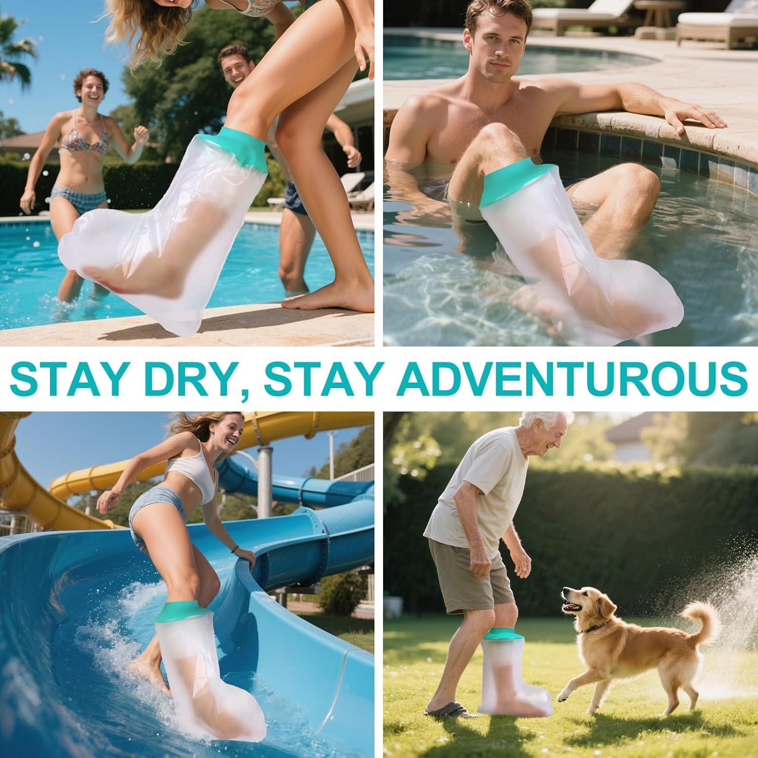 Cubierta Impermeable para Yeso de Pierna Quiheat 30-60 cm