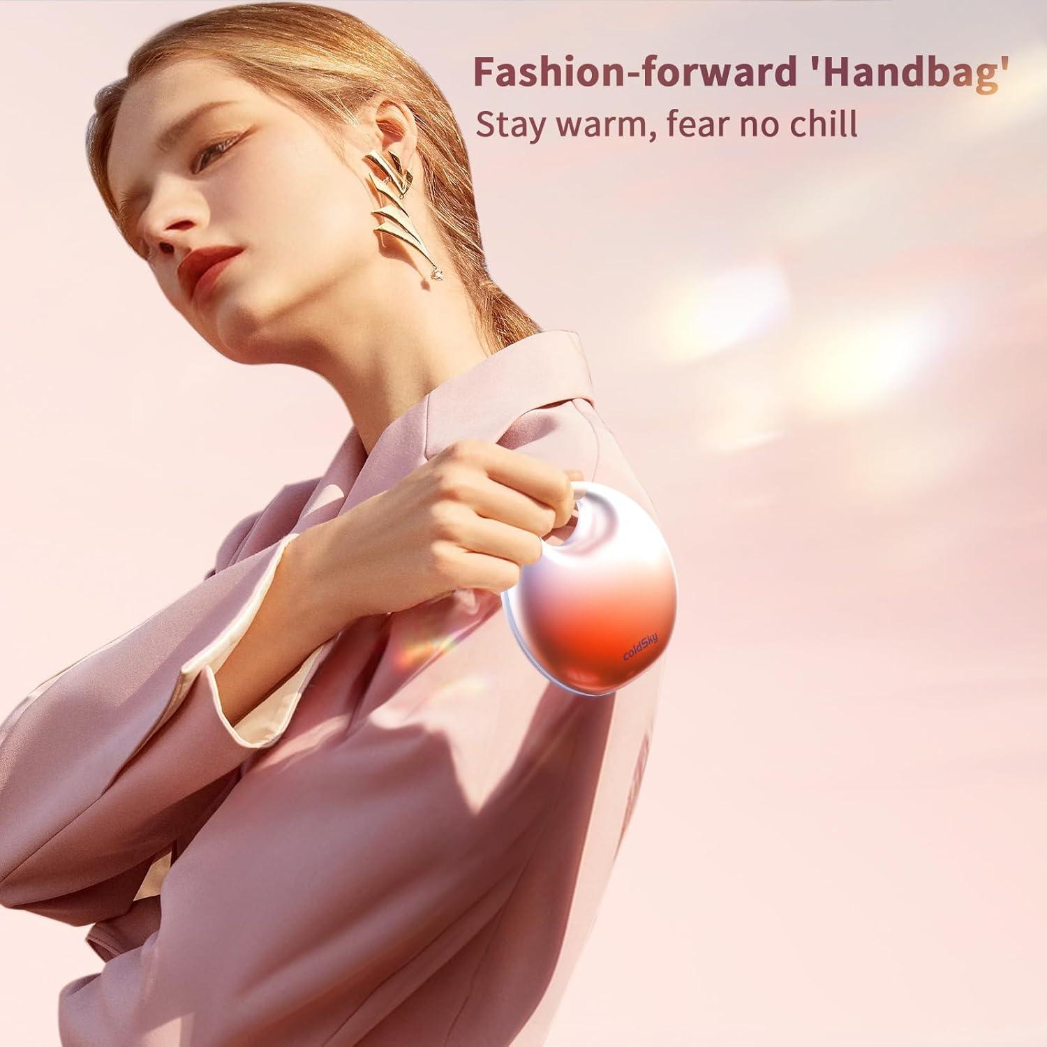 Calentador de Manos Eléctrico coldSky YL129 4000mAh Naranja