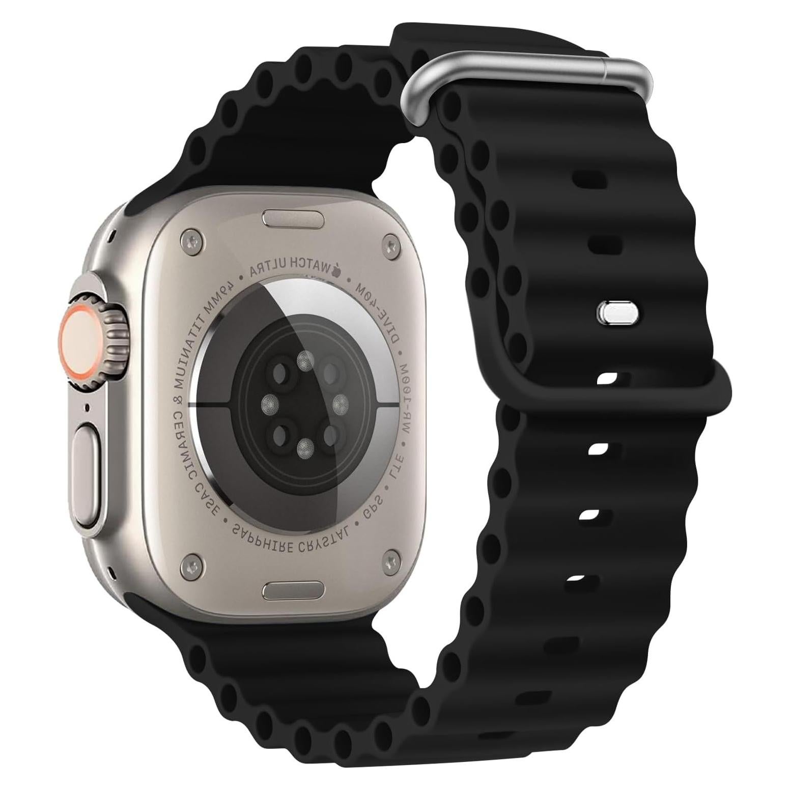 Banda Oceánica Silicona Ajustable para Apple Watch Ultra 49mm