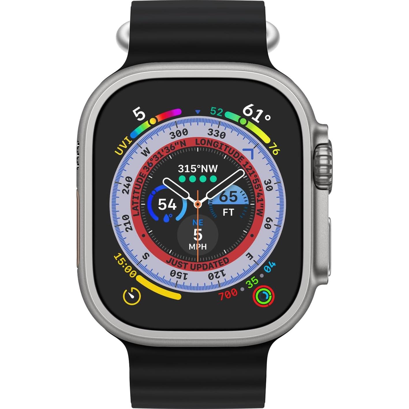 Banda Oceánica Silicona Ajustable para Apple Watch Ultra 49mm