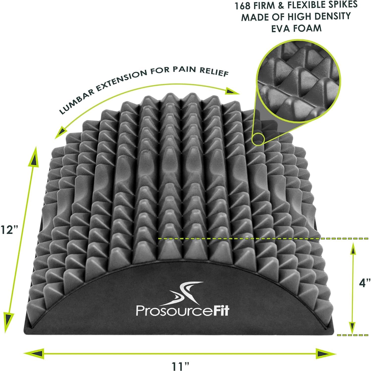 Estirador de Espalda Arqueada ProsourceFit Negro 30.5x27.9cm