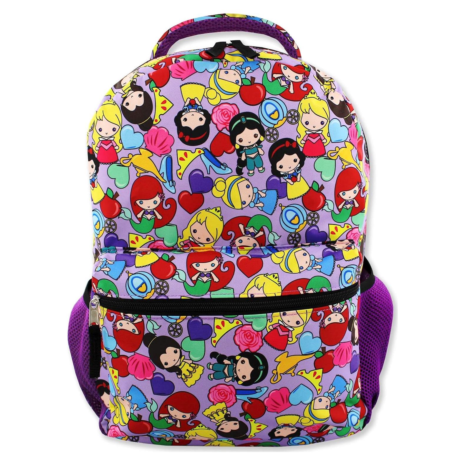 Mochila Escolar Disney Princess 40.6 cm Morado Talla Única