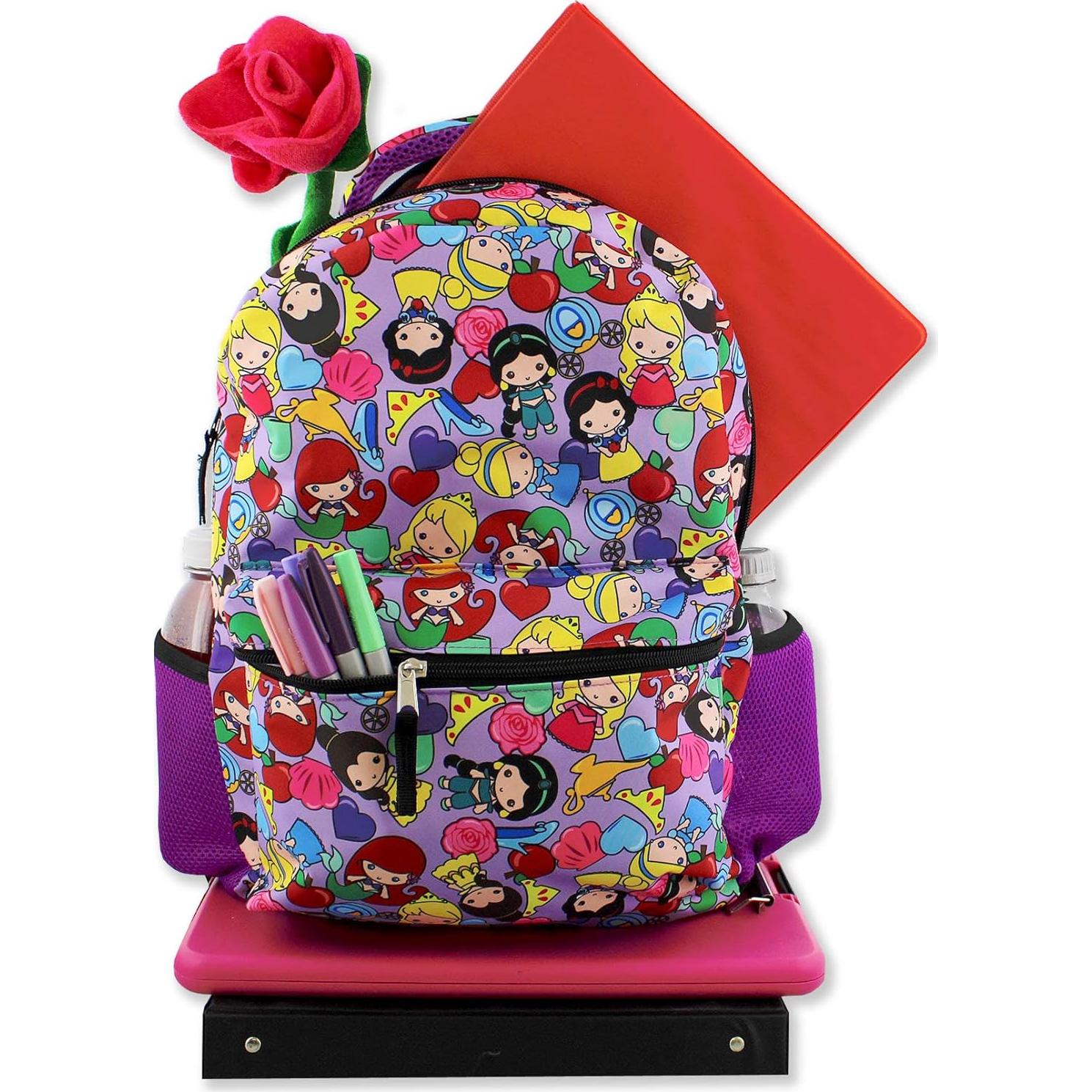 Mochila Escolar Disney Princess 40.6 cm Morado Talla Única
