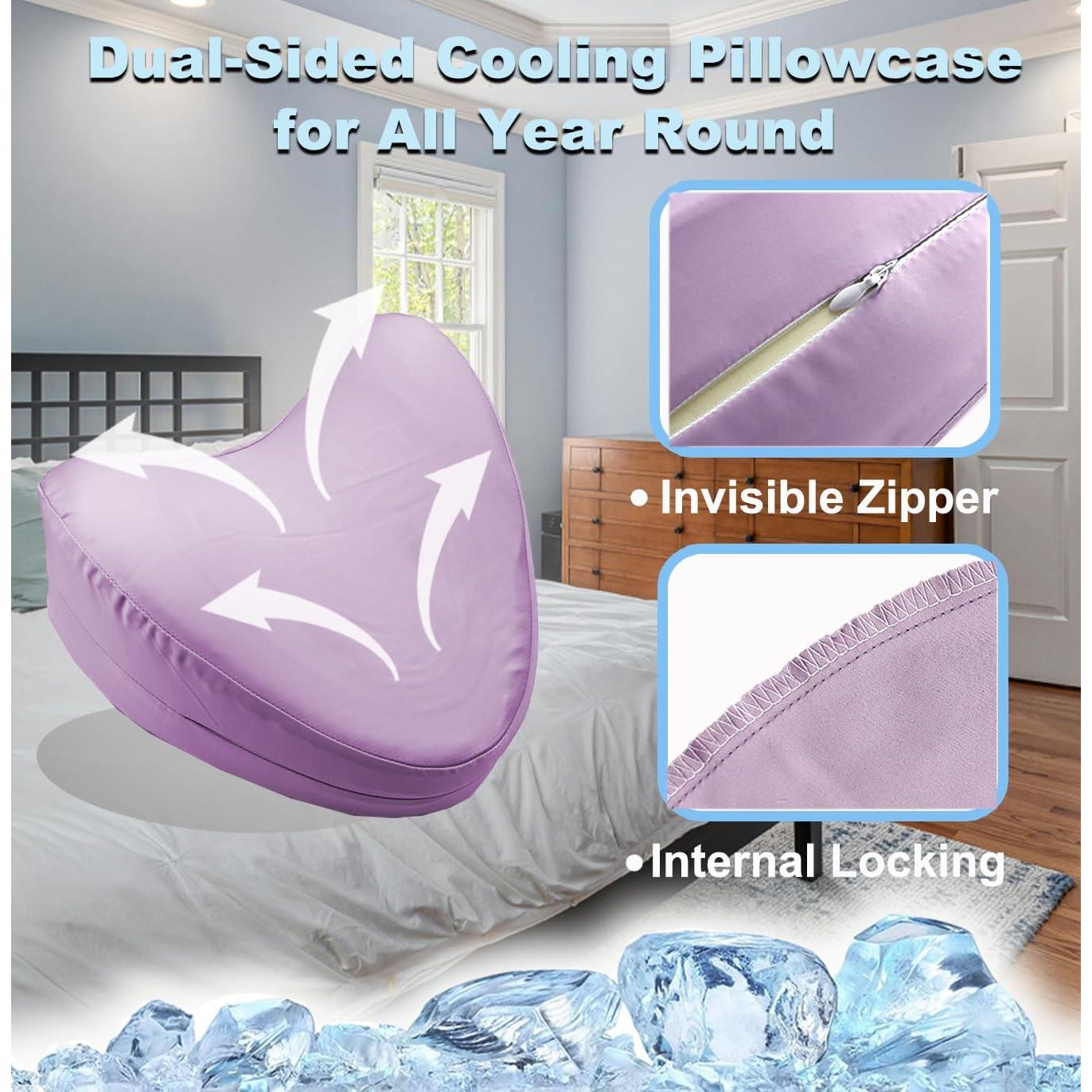 Funda de Almohada de Satén LeoTube para Almohada Contour