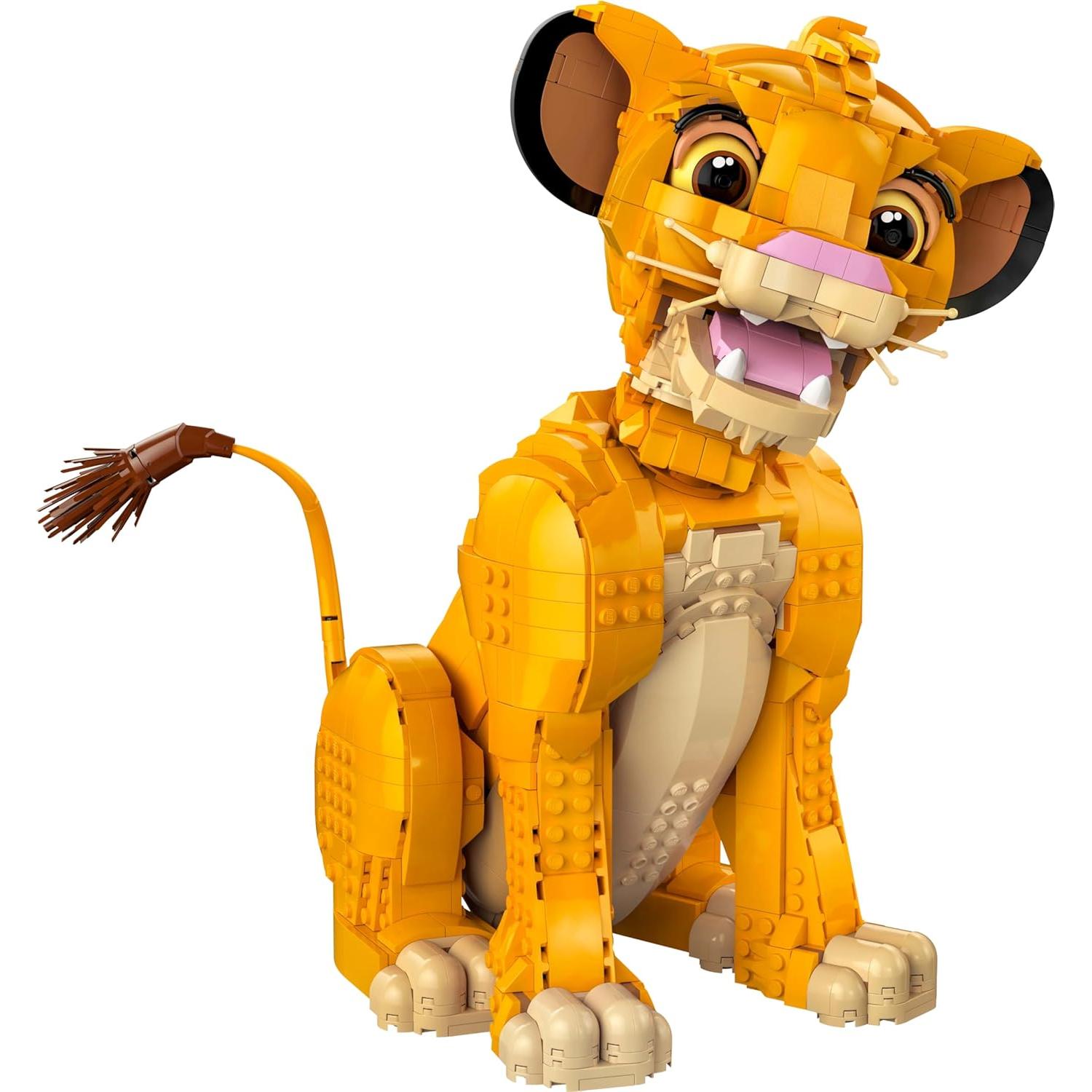 LEGO Disney Simba Joven Rey León 43247, 1445 Piezas