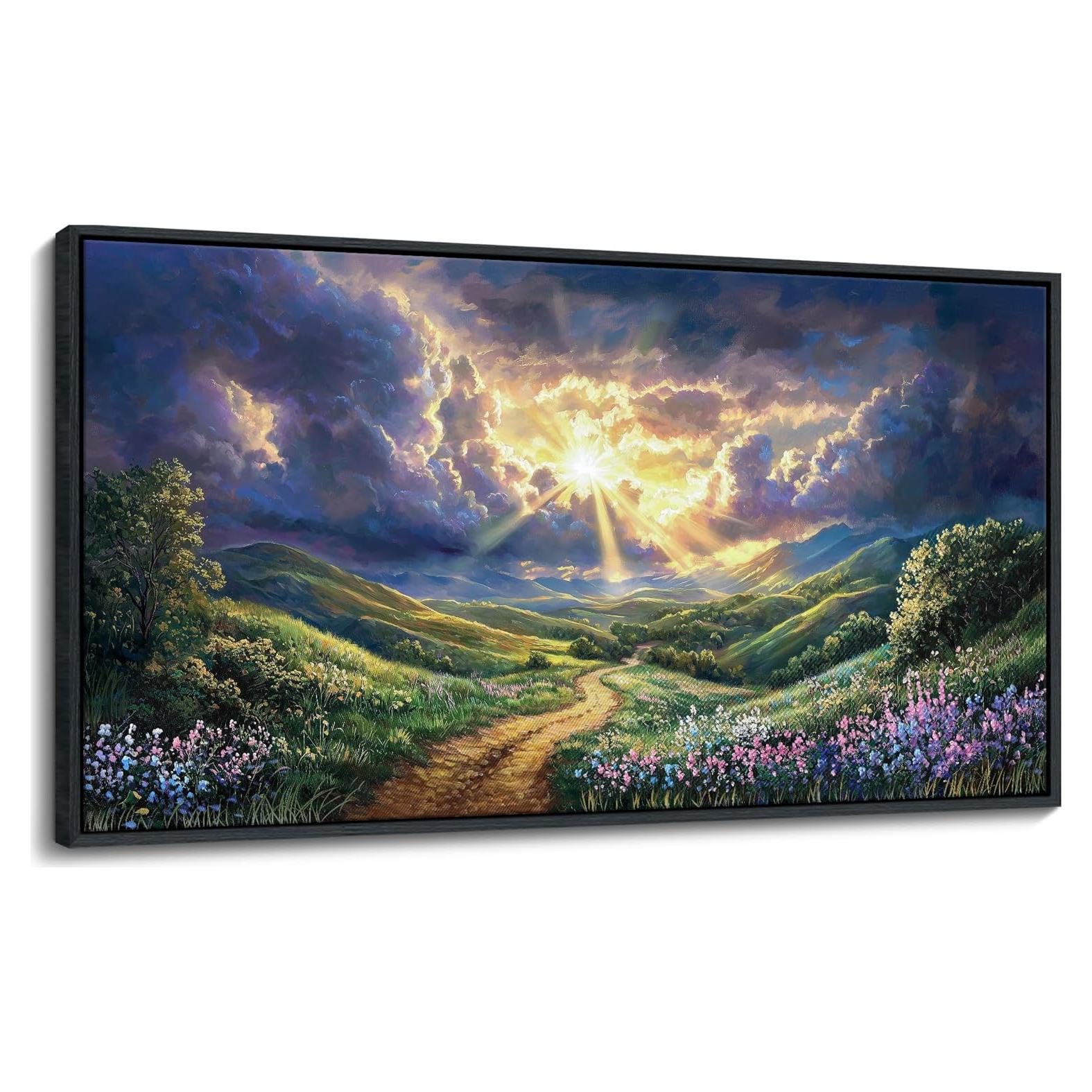 Arte de Pared Enmarcado HKDGOKA Paisajístico 101.6x50.8 cm