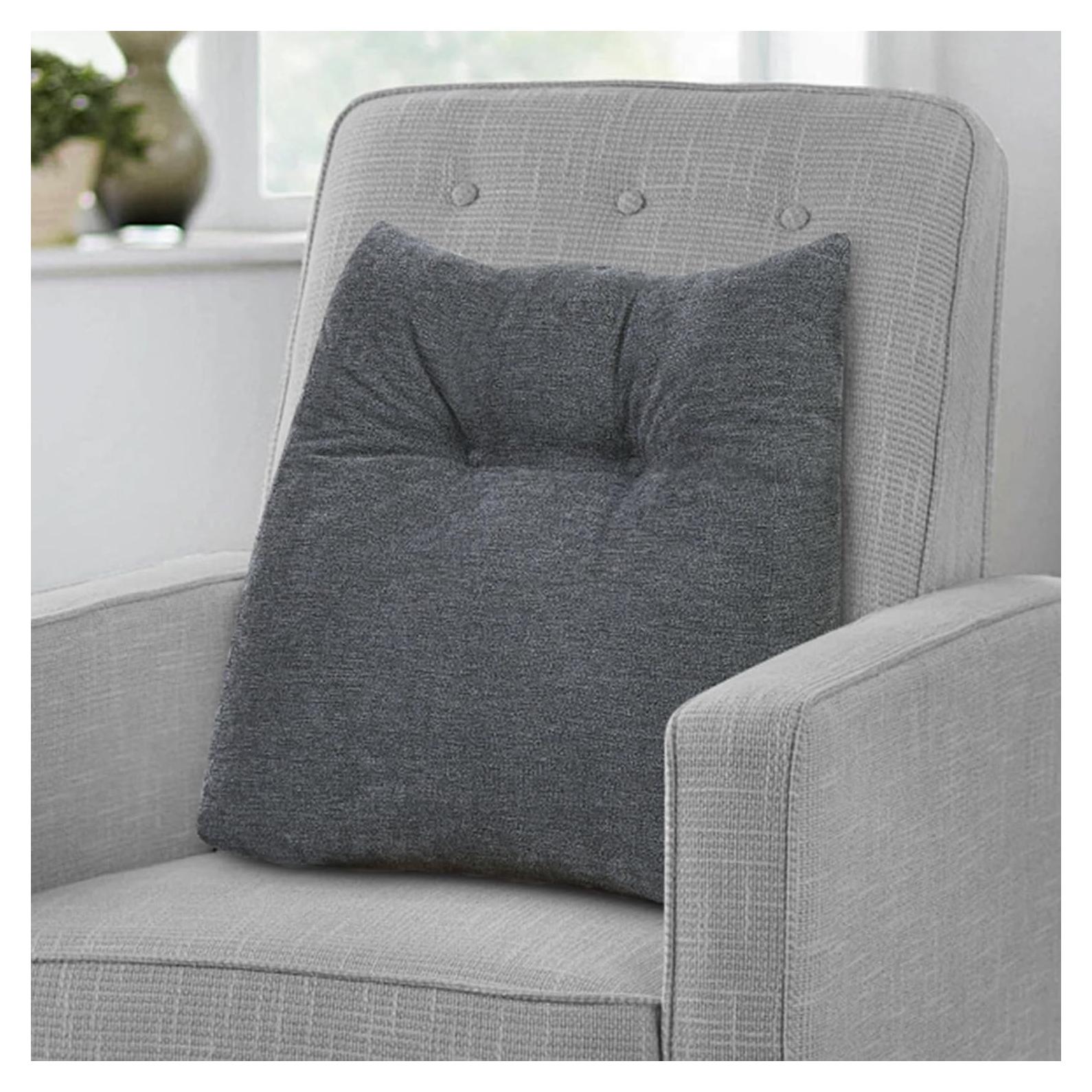 Cojín Lumbar Shinnwa Espuma Viscoelástica 44.5x38.1cm Carbón