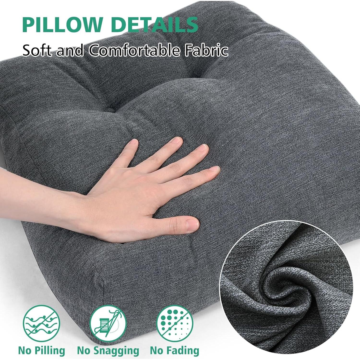 Cojín Lumbar Shinnwa Espuma Viscoelástica 44.5x38.1cm Carbón