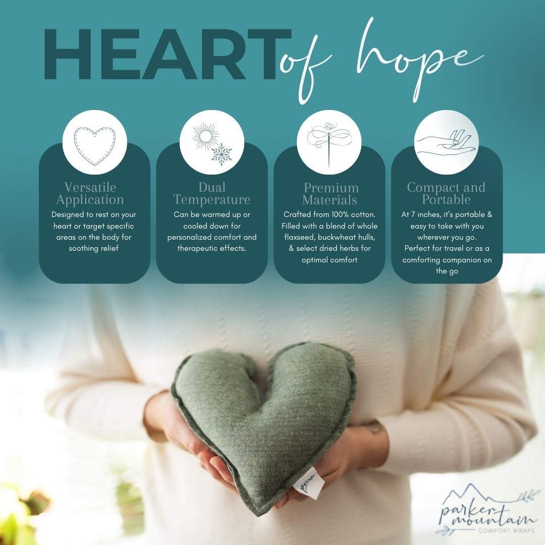 Almohada Terapéutica Parker Mountain Corazón de Esperanza 15cm