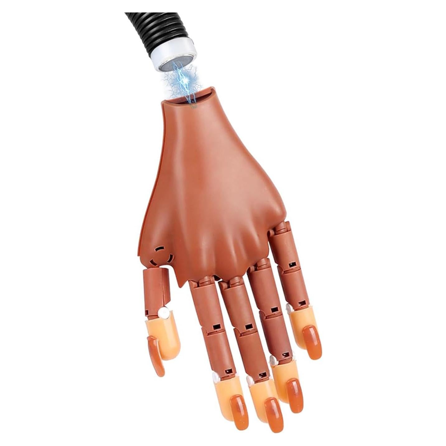 Mano de práctica magnética Wilfniee para uñas acrílicas