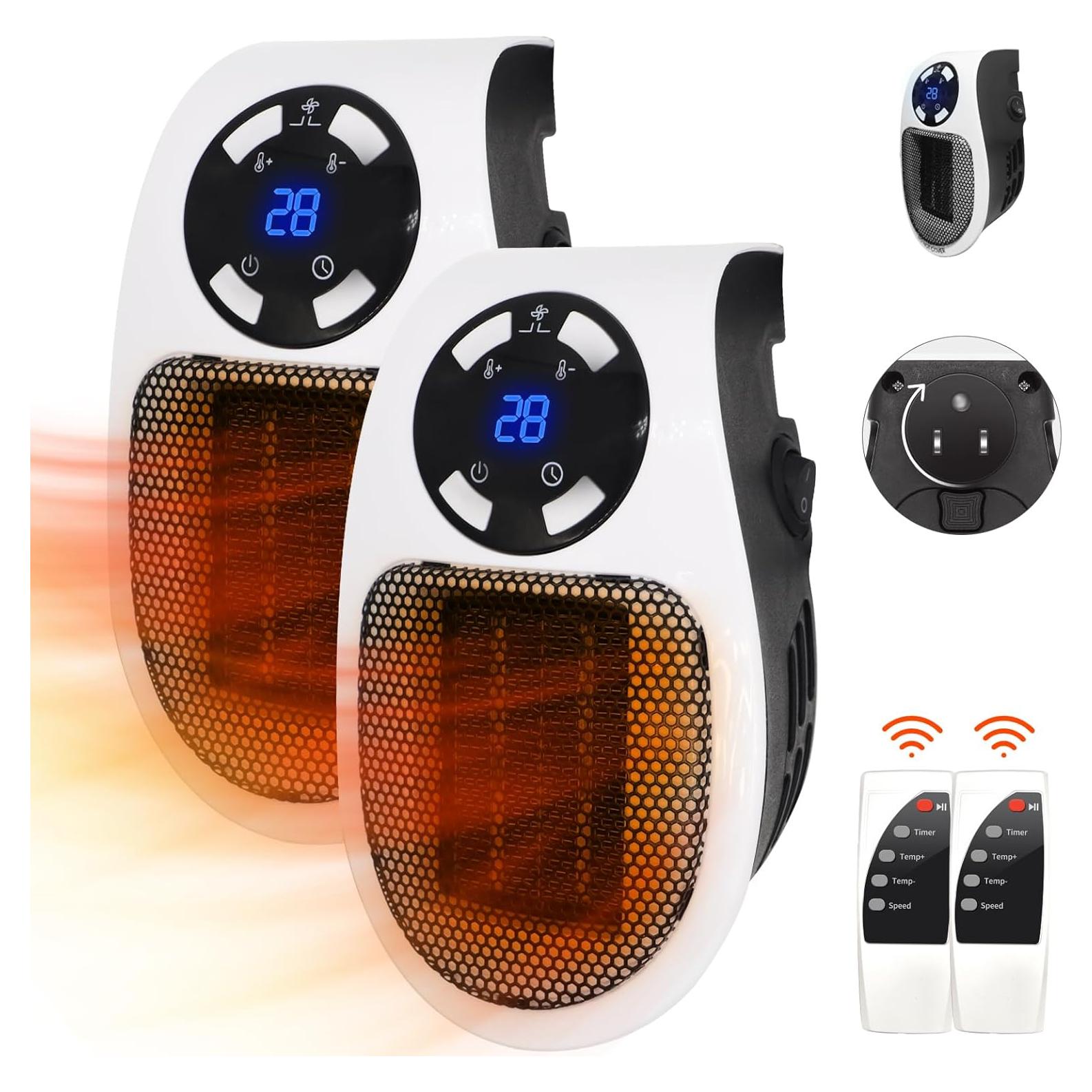 Calentador Eléctrico de Enchufe CLLFDC 500W con Termostato