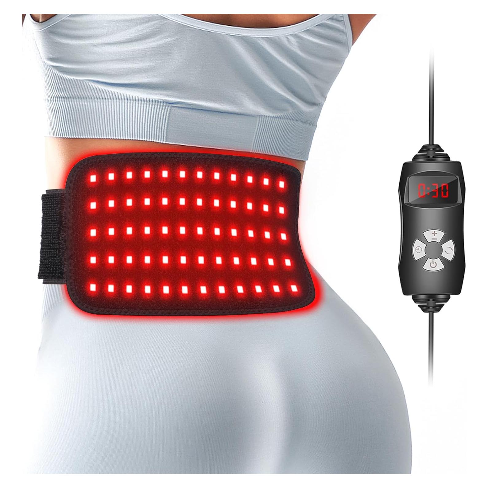 Cinturón de Luz Roja Rikimxin 3 en 1 con Temporizador 660nm 850nm