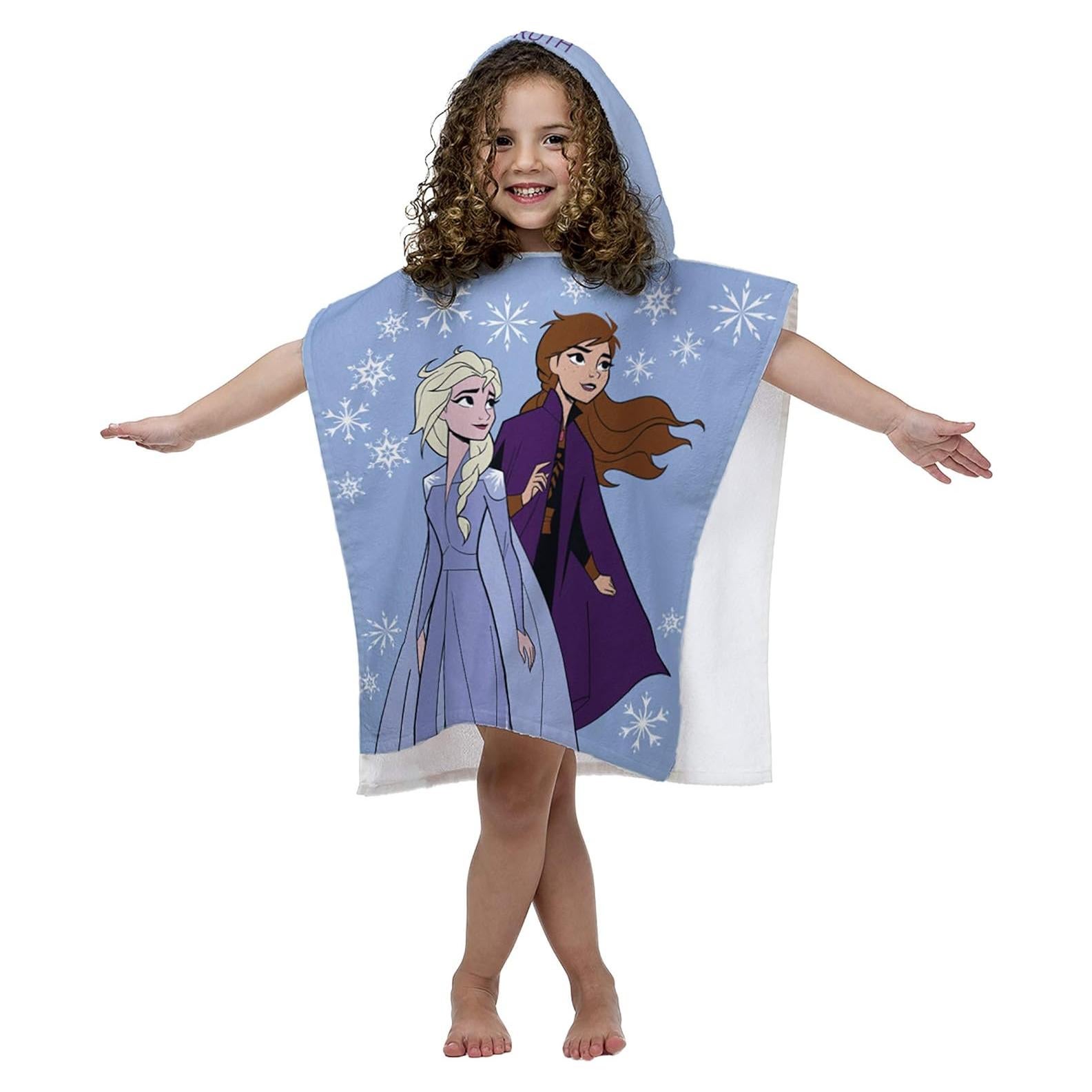 Toalla Poncho con Capucha Frozen 2 Jay Franco 56x56 cm