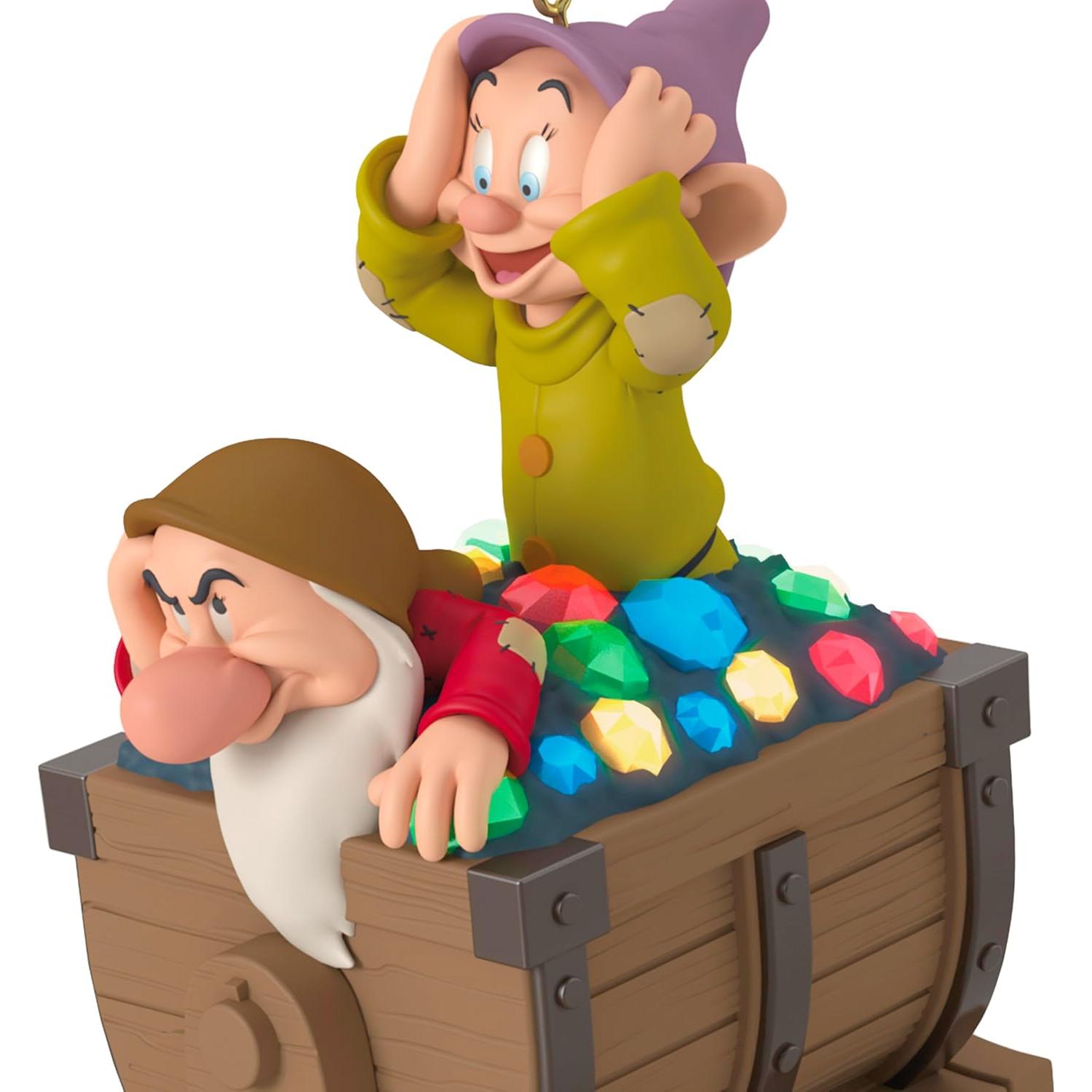 Adorno Navideño Hallmark Keepsake Blancanieves Musical con Luz