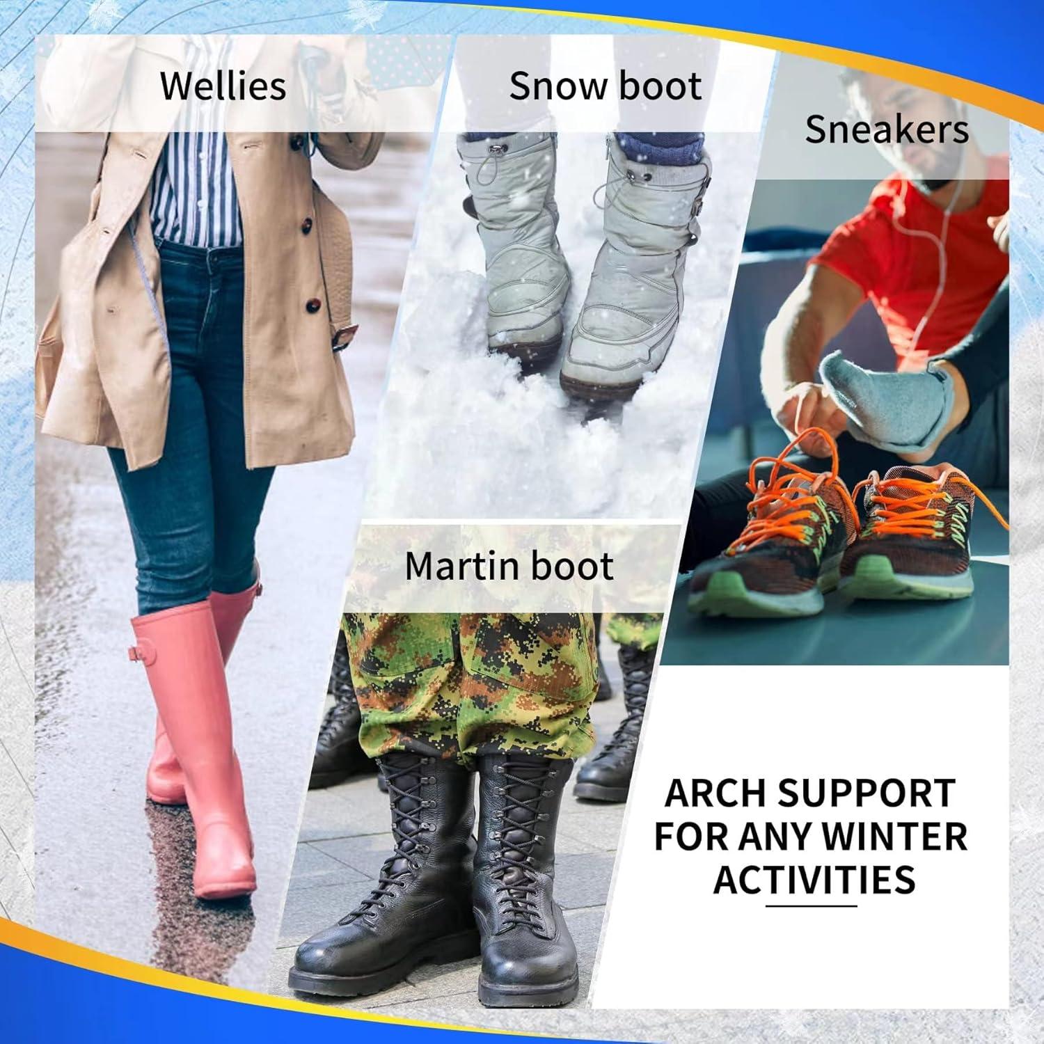 Plantillas de Lana Cálidas ORHILYA para Alivio de Dolor 305mm