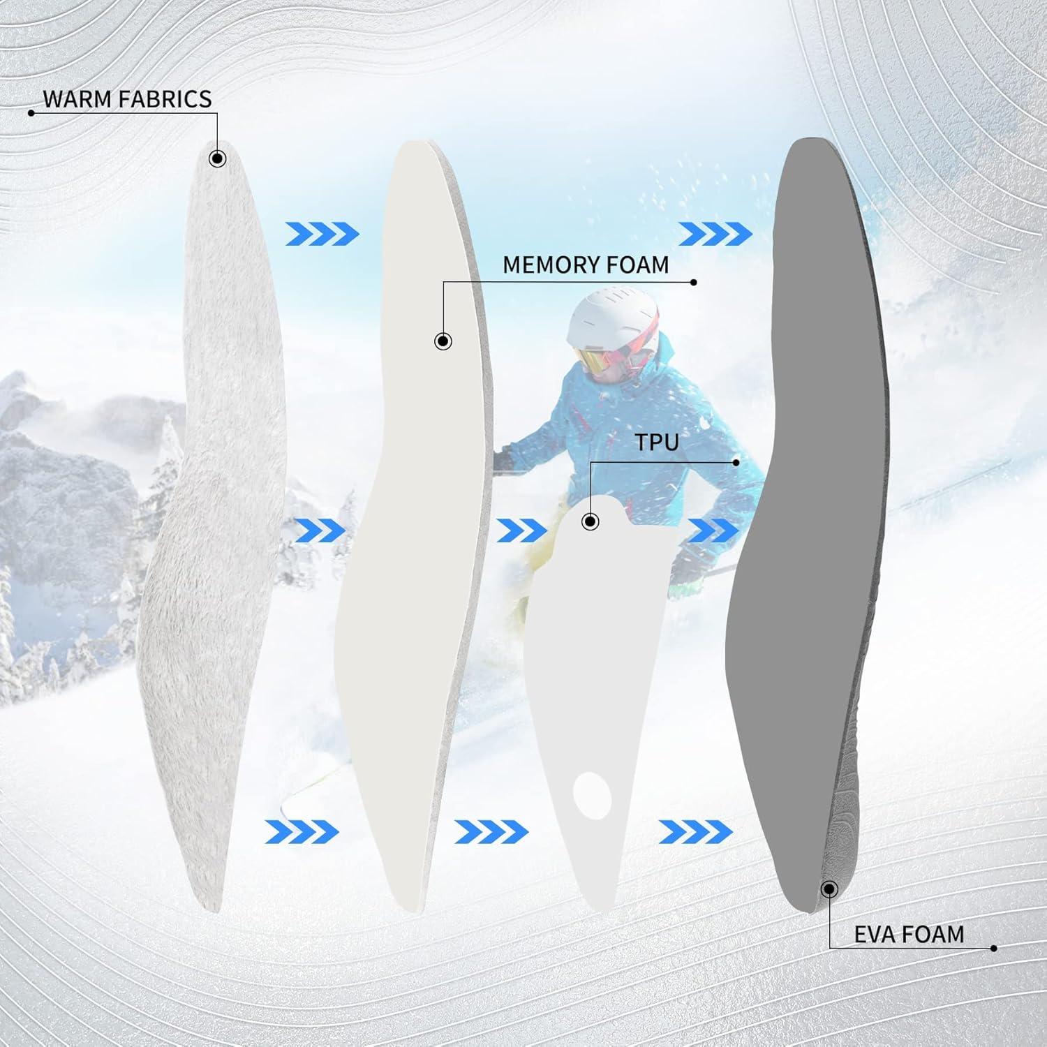 Plantillas de Lana Cálidas ORHILYA para Alivio de Dolor 305mm