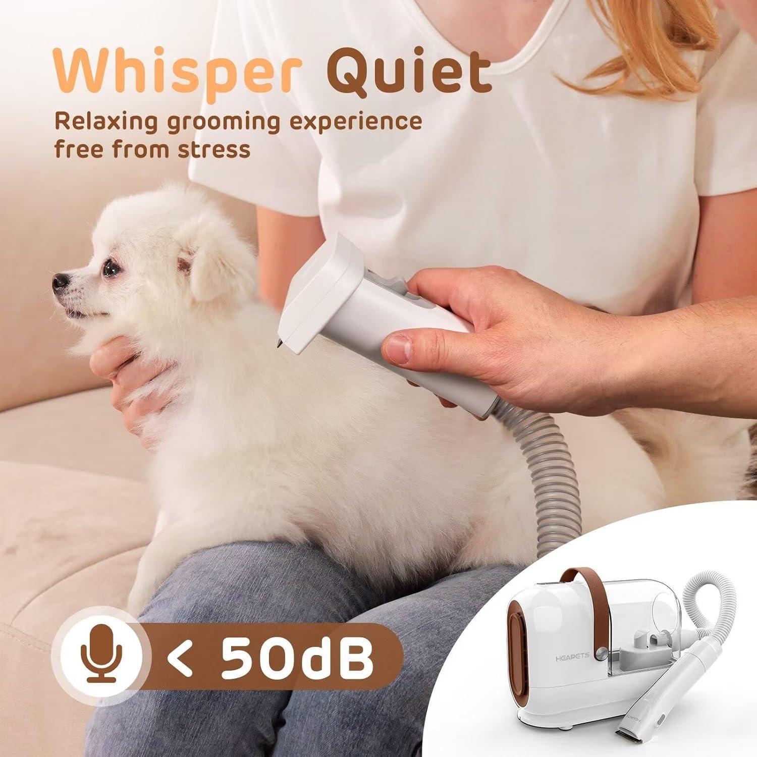 Kit de Aspiradora HEAPETS para Acicalamiento de Perros 3L