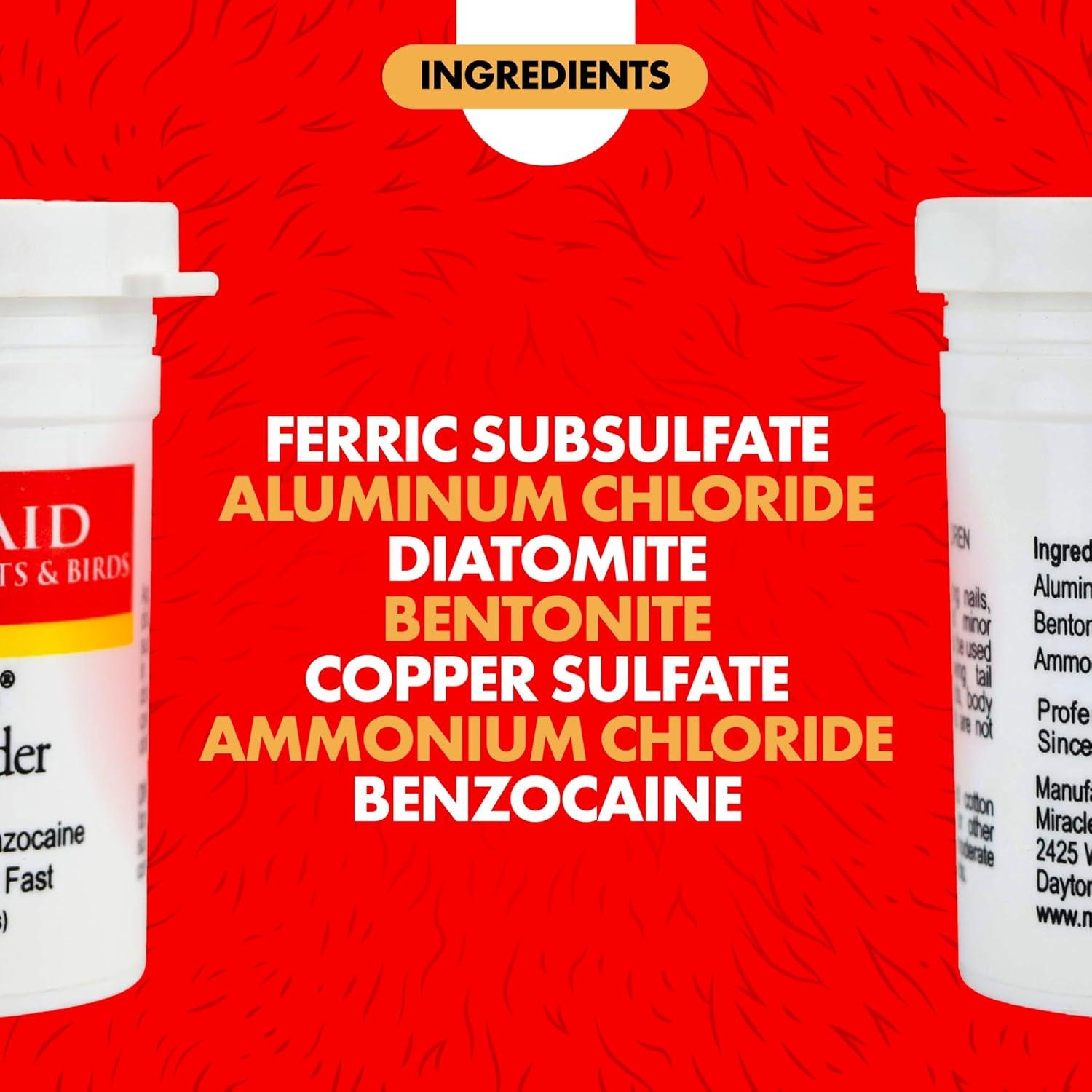 Polvo Estíptico Kwik Stop Miracle Care 14.17g para Mascotas