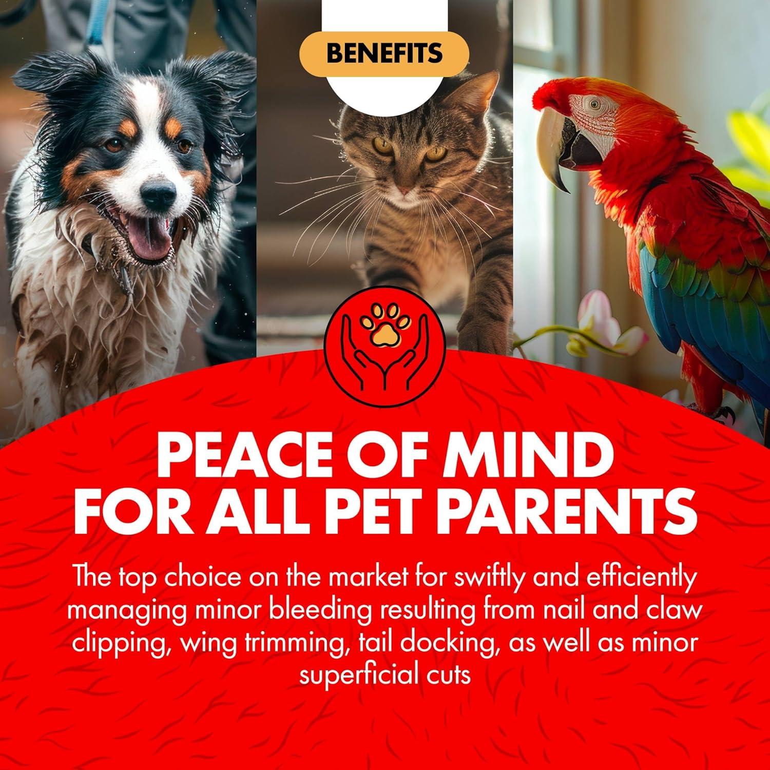 Polvo Estíptico Kwik Stop Miracle Care 14.17g para Mascotas