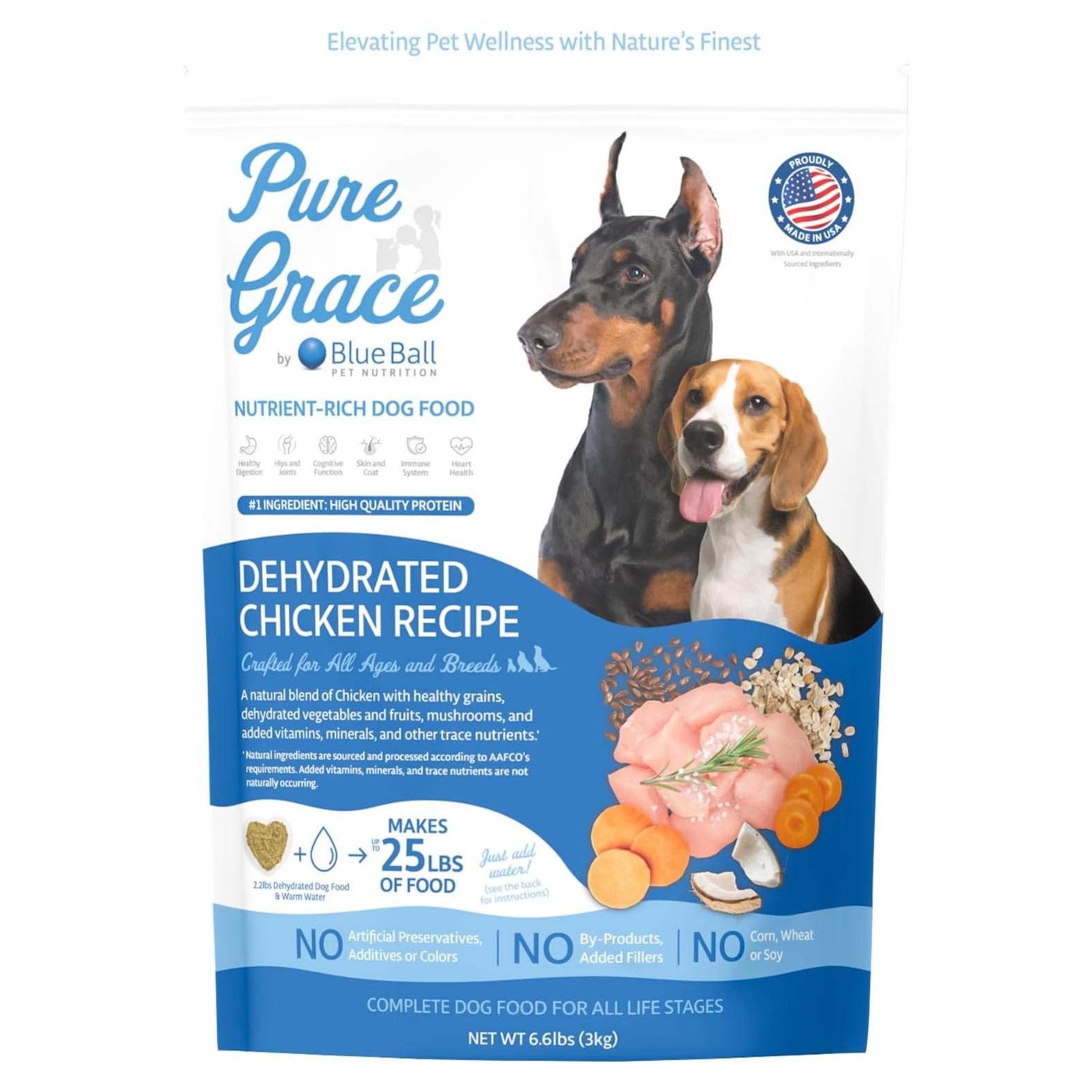 Comida Deshidratada para Perros Pure Grace 3kg - Salud Integral
