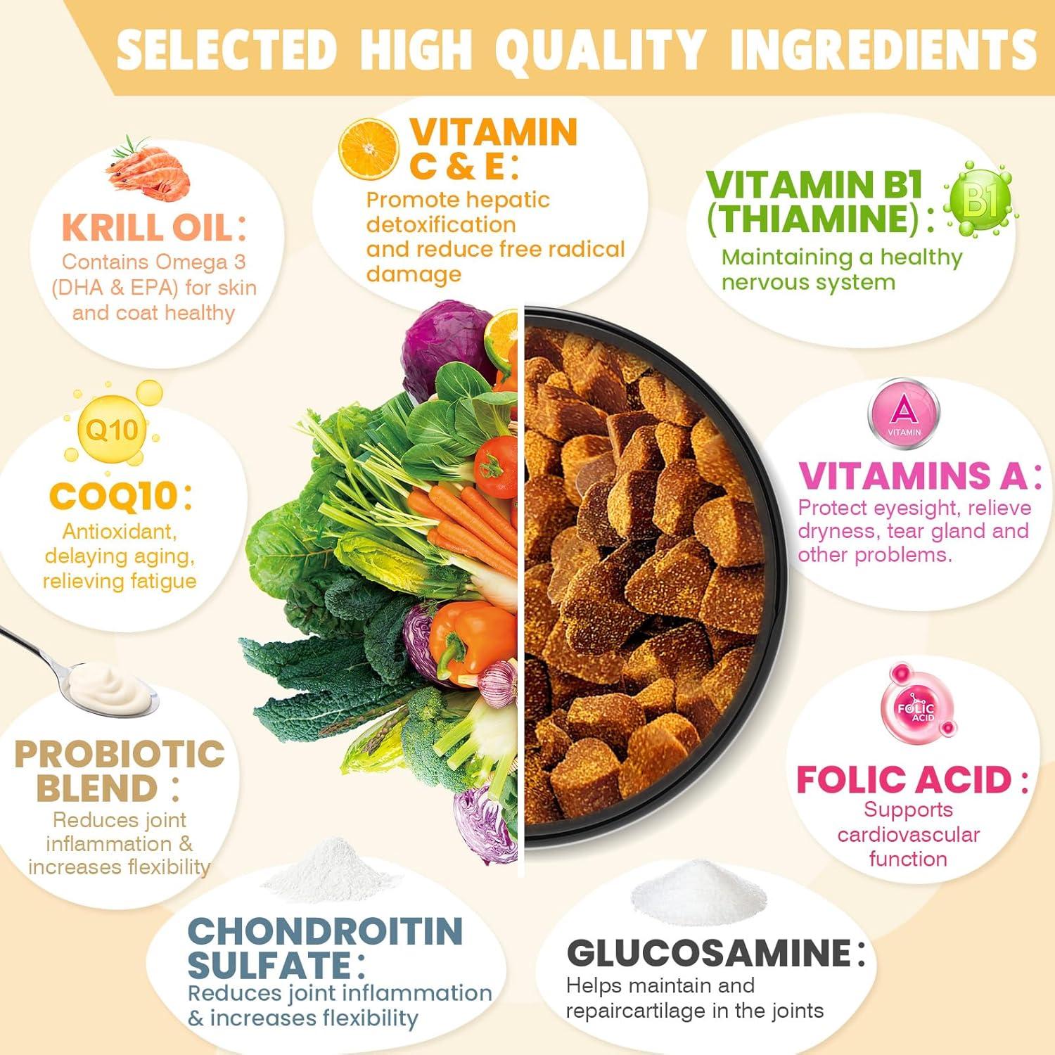 Multivitamínico Masticable para Perros TTLXBL 200 Ct Pollo