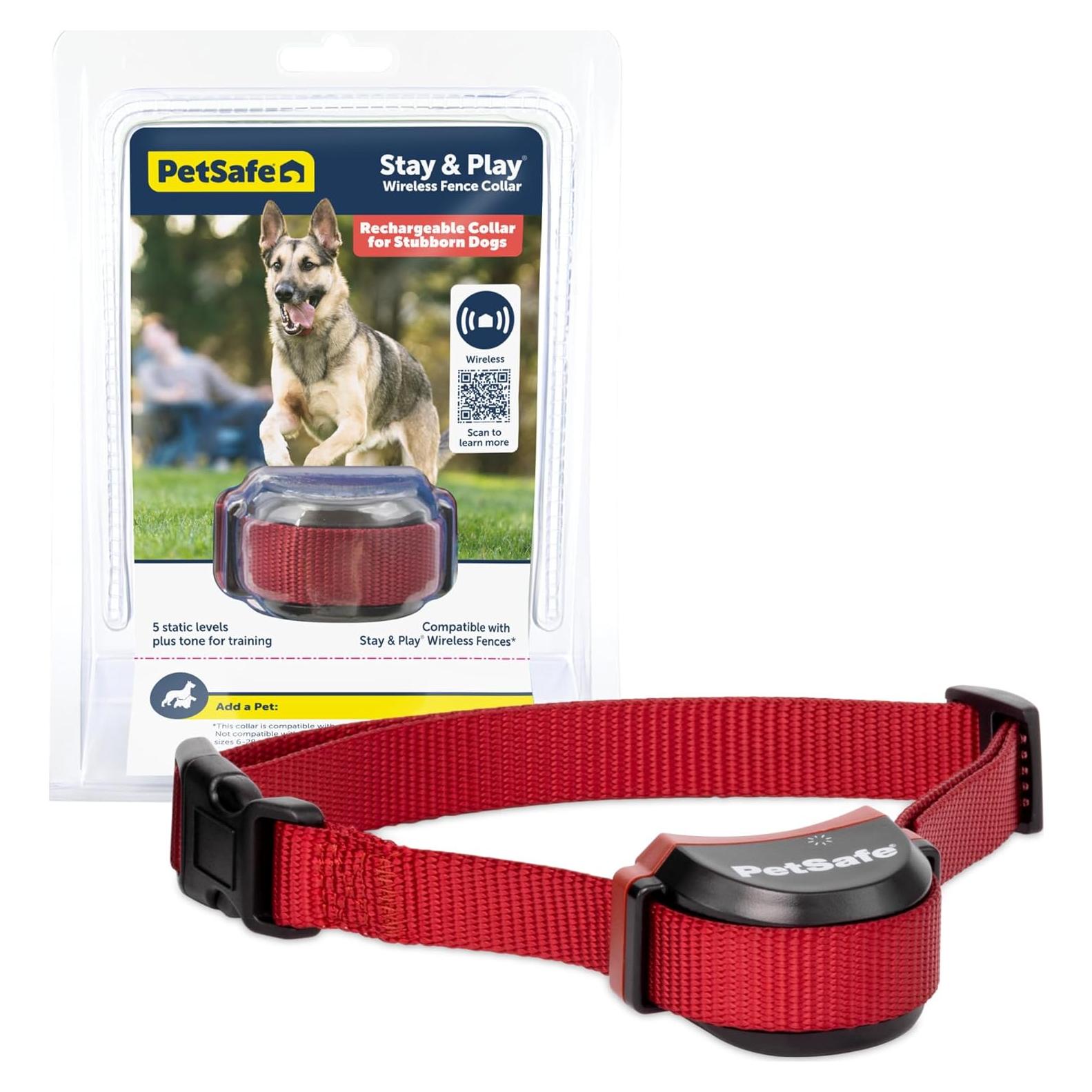 Collar Inalámbrico PetSafe para Perros Obstinados, Recargable y Resistente al Agua